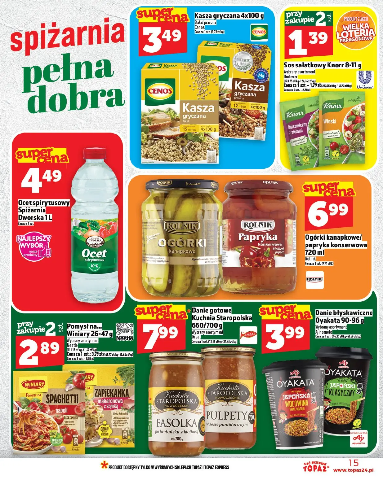 gazetka promocyjna Topaz Ogólna - Strona 15