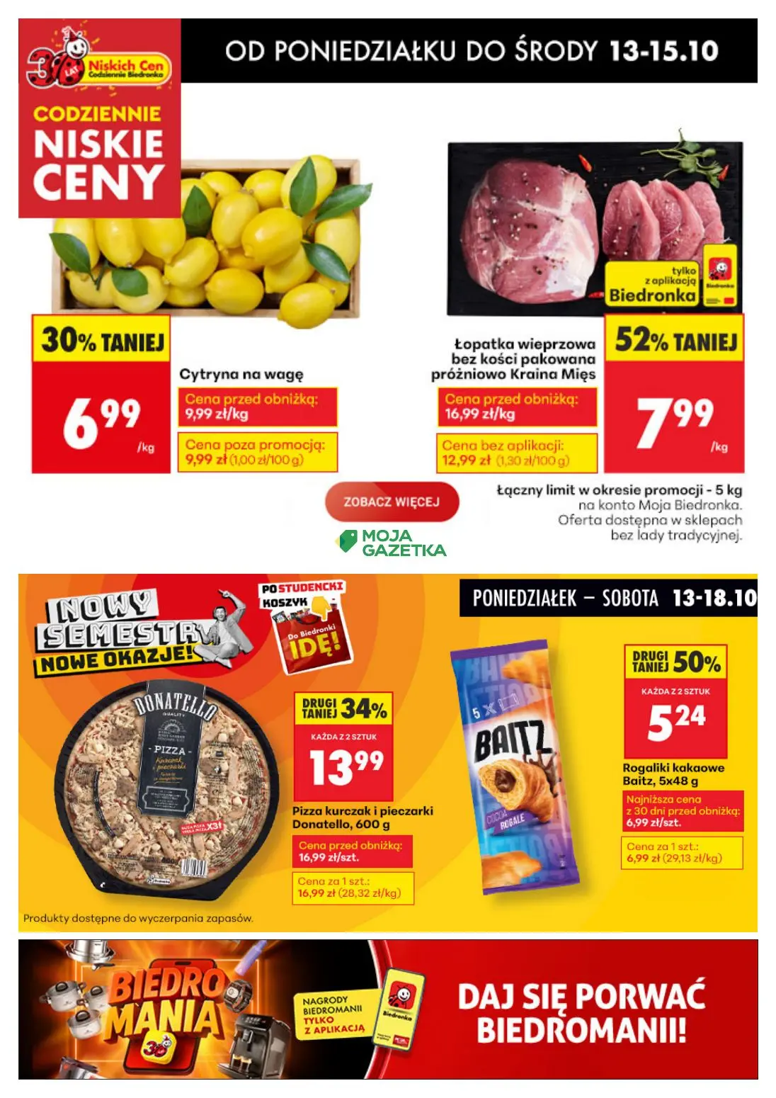 gazetka promocyjna Biedronka Biedronkowe oszczędności - Strona 1