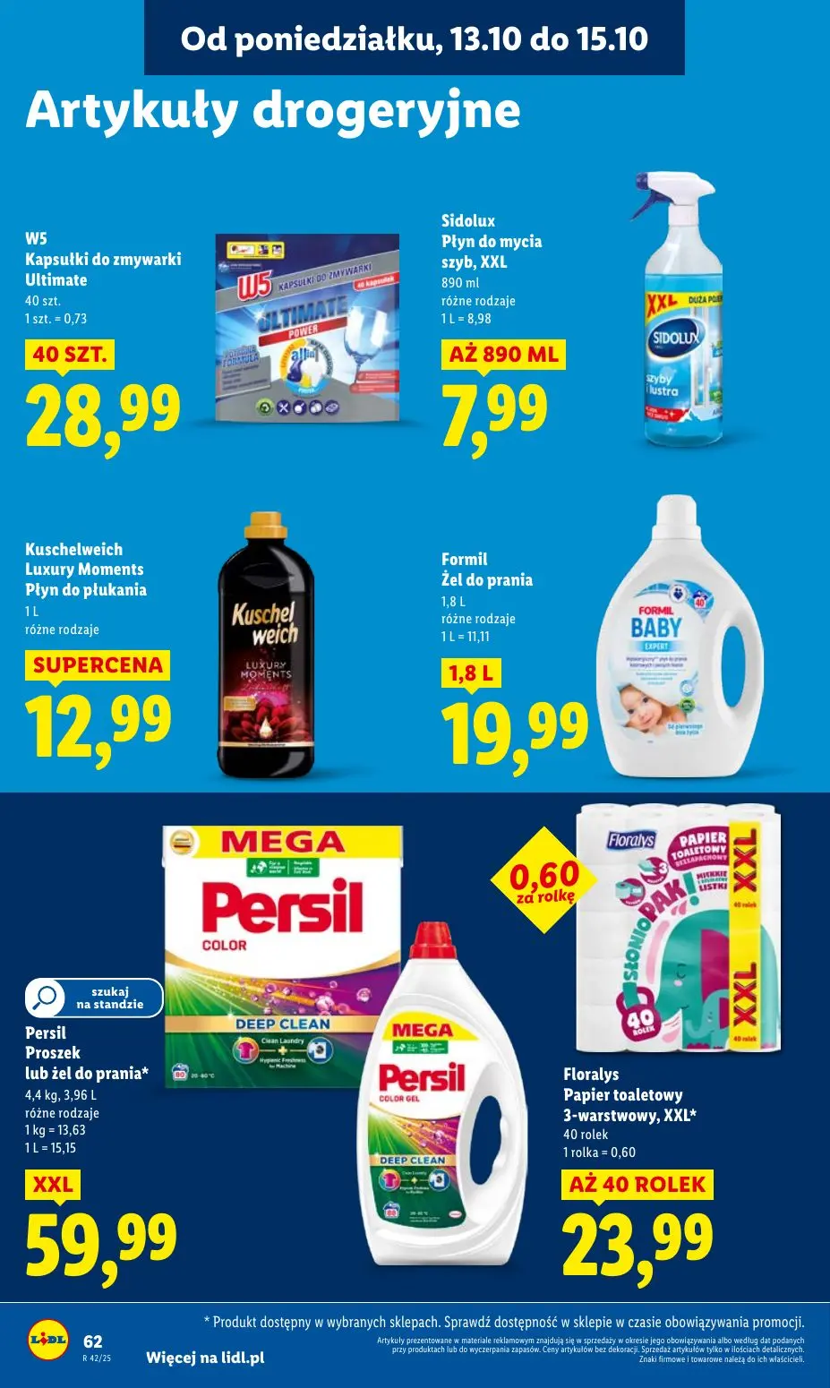gazetka promocyjna LIDL Od poniedziałku - Strona 62