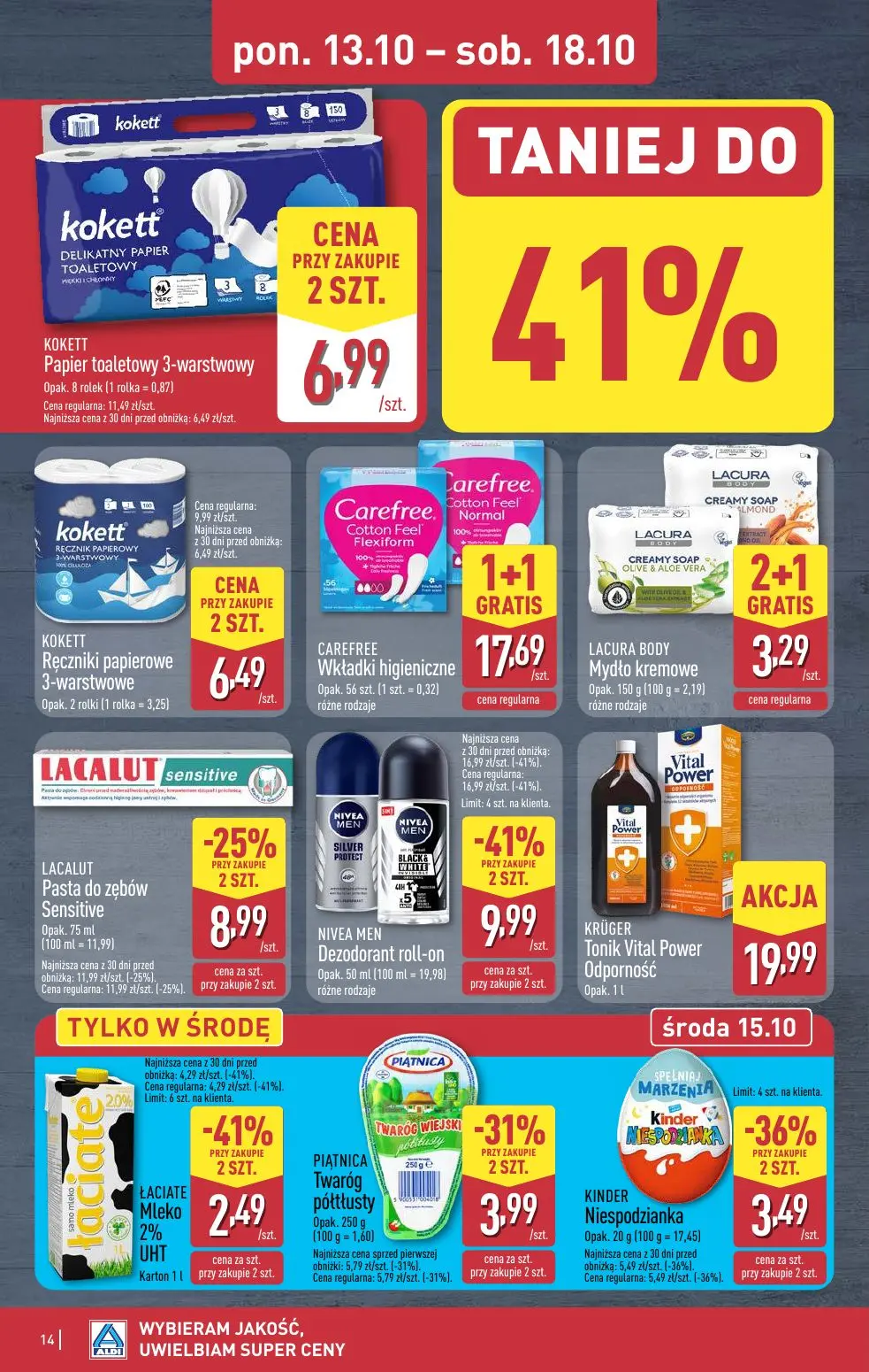 gazetka promocyjna ALDI Od poniedziałku - Strona 14
