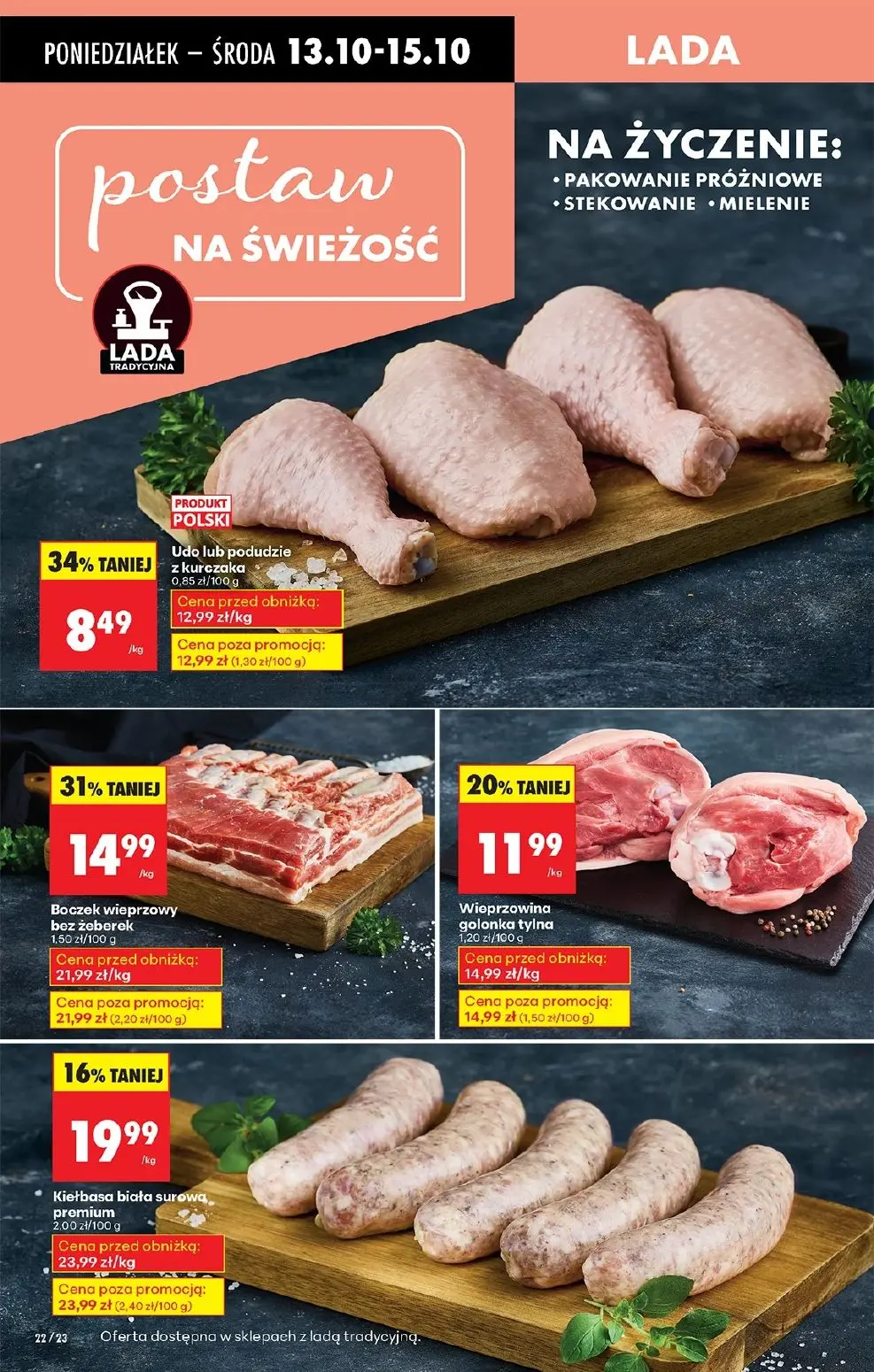 gazetka promocyjna Biedronka Od poniedziałku - Lada tradycyjna - Strona 28