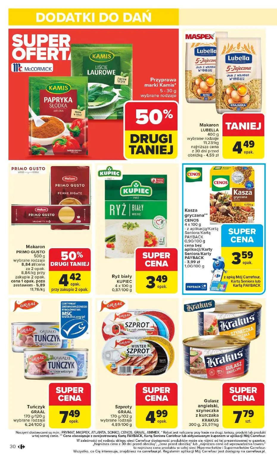 gazetka promocyjna Carrefour Market Podróż po smakach Francji - Strona 30