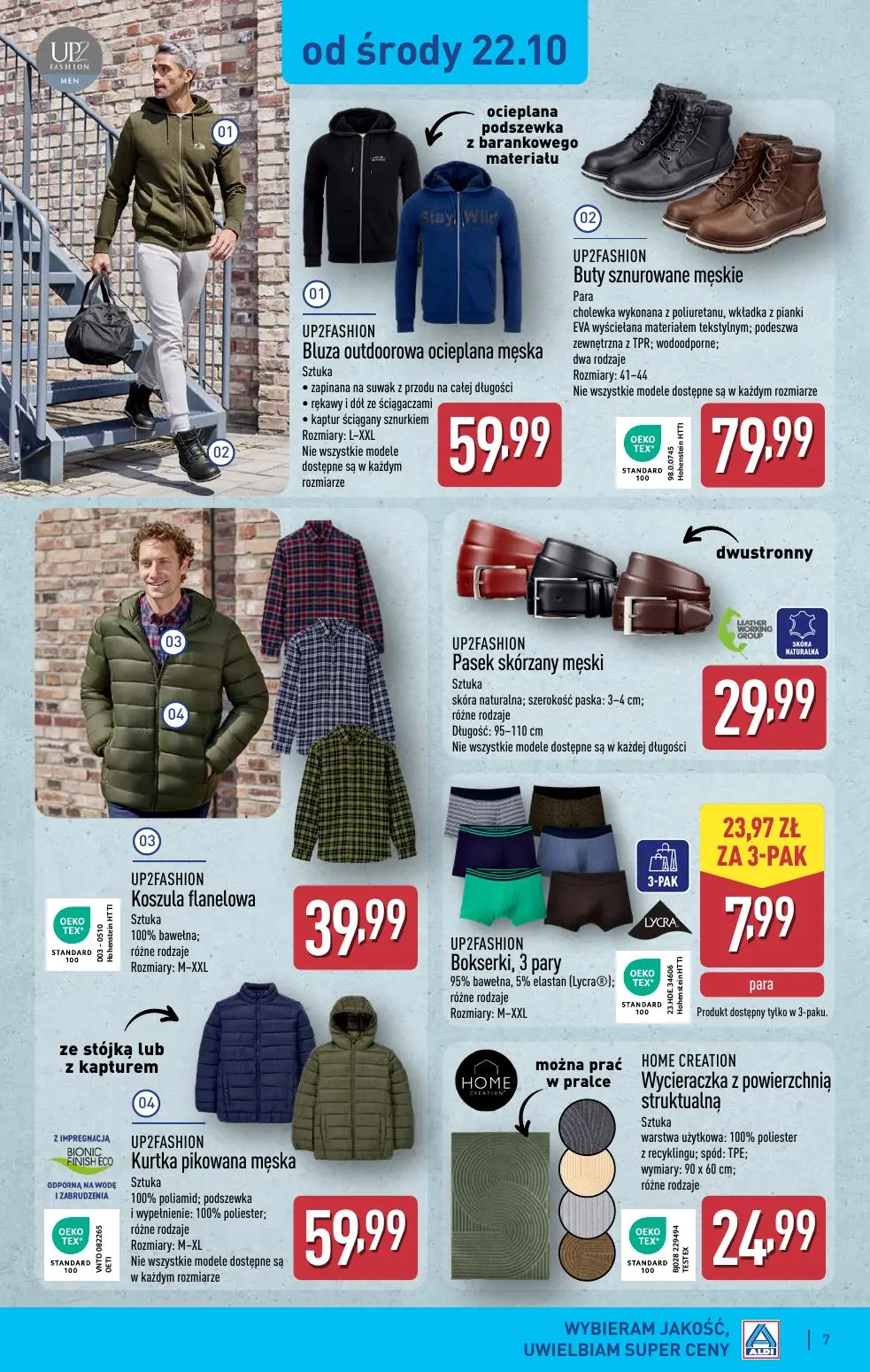 gazetka promocyjna ALDI Jesienna moda w super cenach - Strona 7