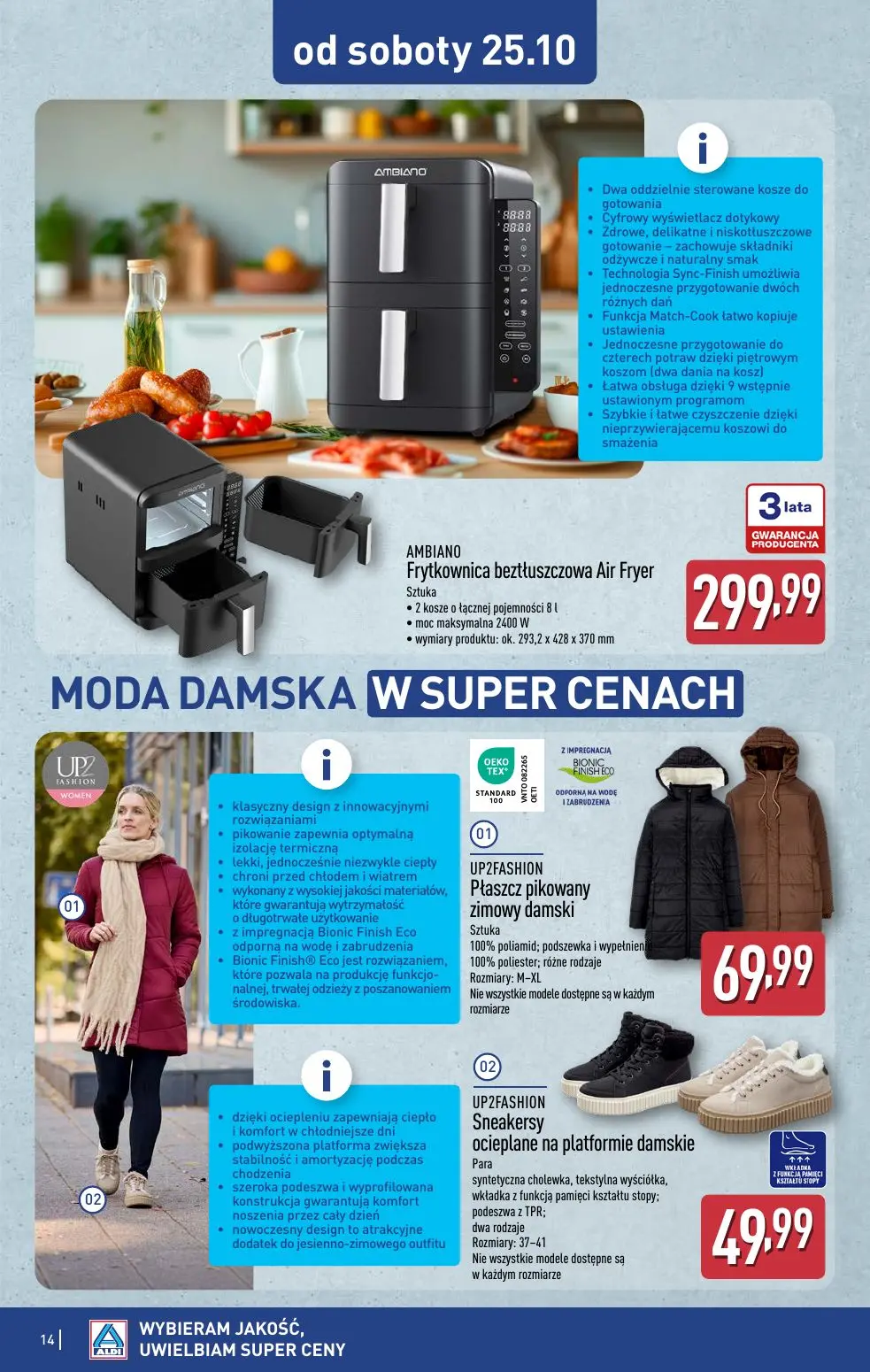 gazetka promocyjna ALDI Jesienna moda w super cenach - Strona 14