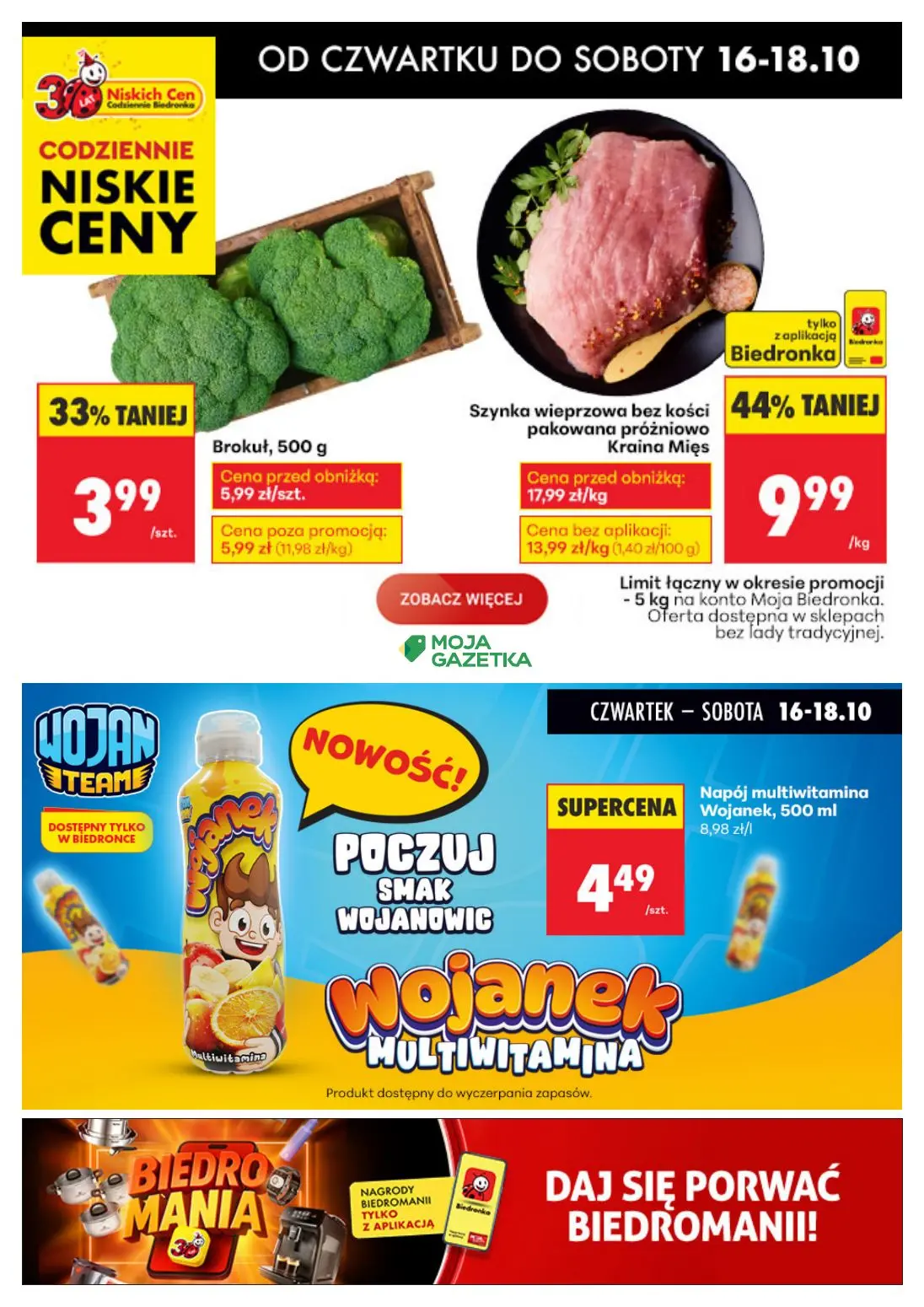 gazetka promocyjna Biedronka Biedronkowe oszczędności - Strona 1