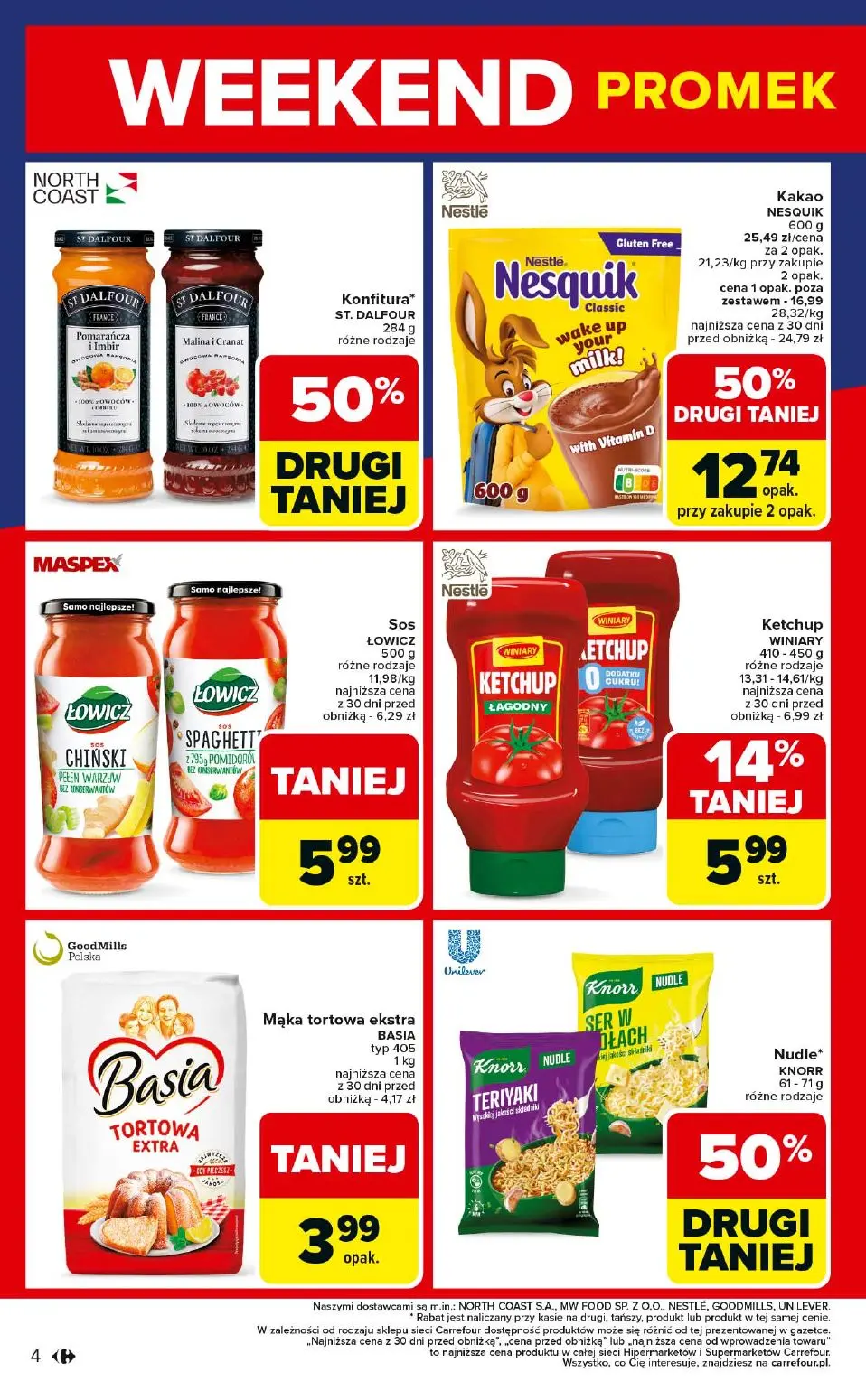 gazetka promocyjna Carrefour Market Weekend od czwartku - Strona 4