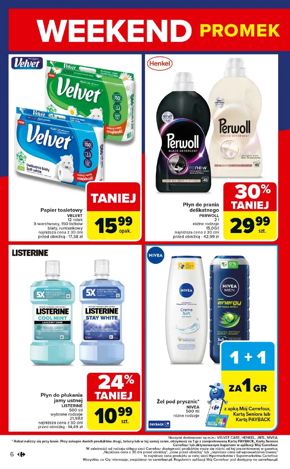 gazetka promocyjna Carrefour Market Weekend od czwartku - Strona 6