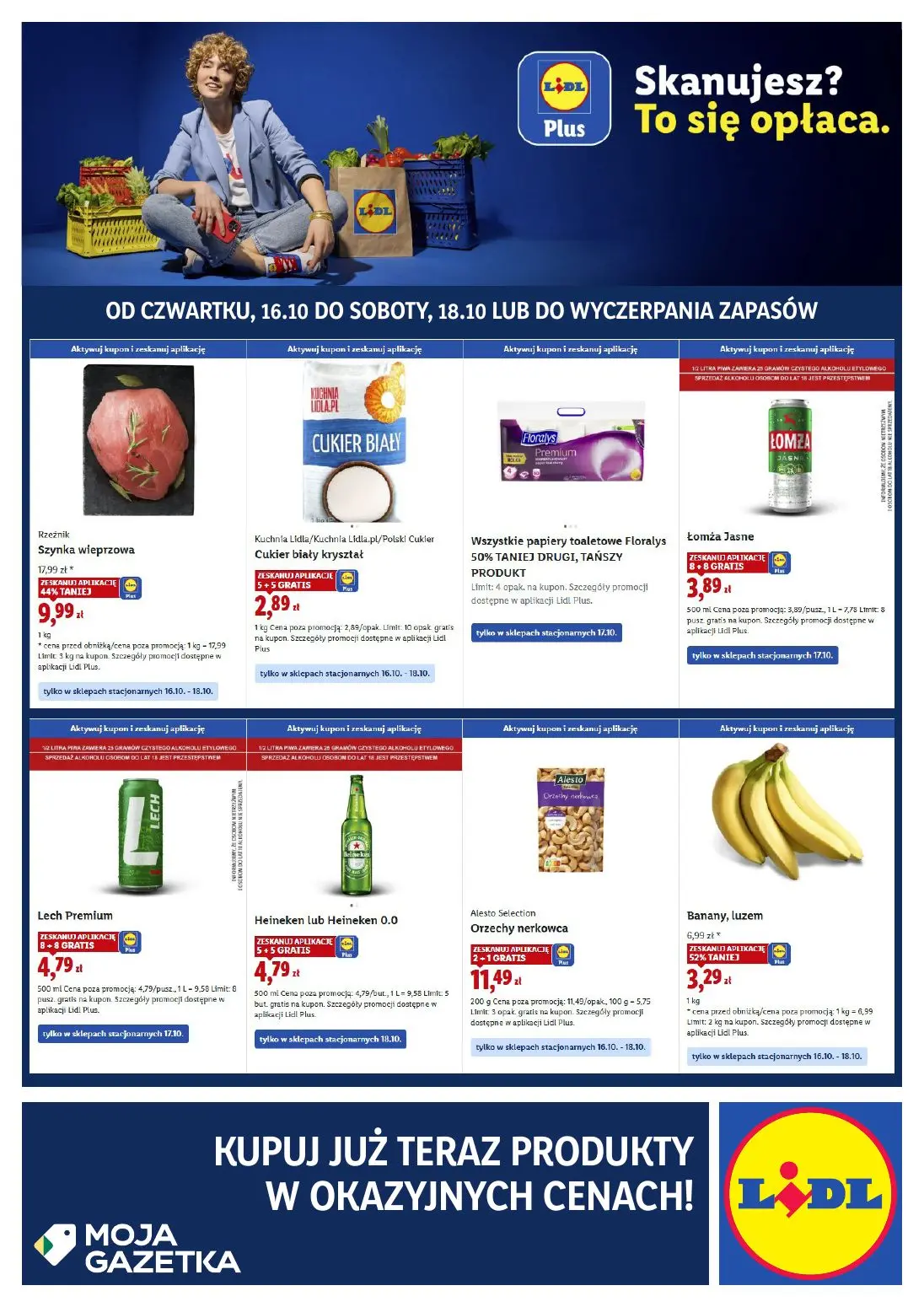 gazetka promocyjna LIDL Lidl plus. Skanujesz - To się opłaca - Strona 1