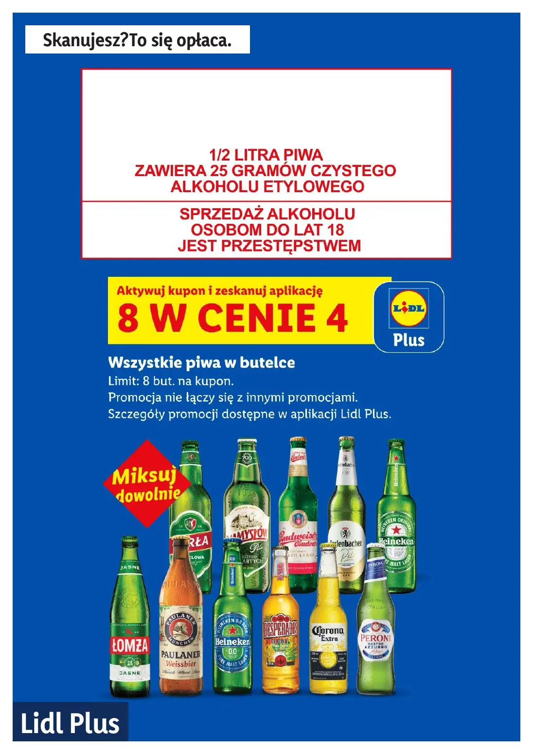 gazetka promocyjna LIDL Lidl plus. Skanujesz - To się opłaca - Strona 8