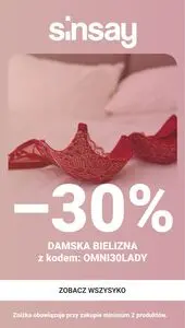 Gazetka promocyjna Sinsay, ważna od 2025-10-09 do 2025-10-19.