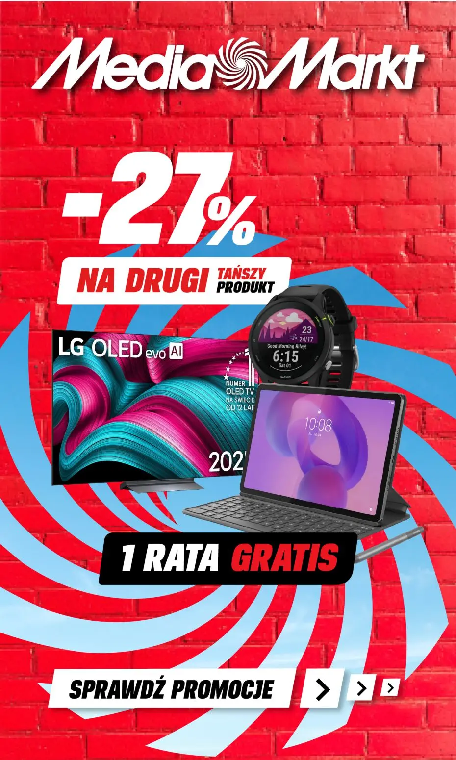 gazetka promocyjna Media Markt 27% zniżki lub 34% z okazji urodzin MediaMarkt! - Strona 1