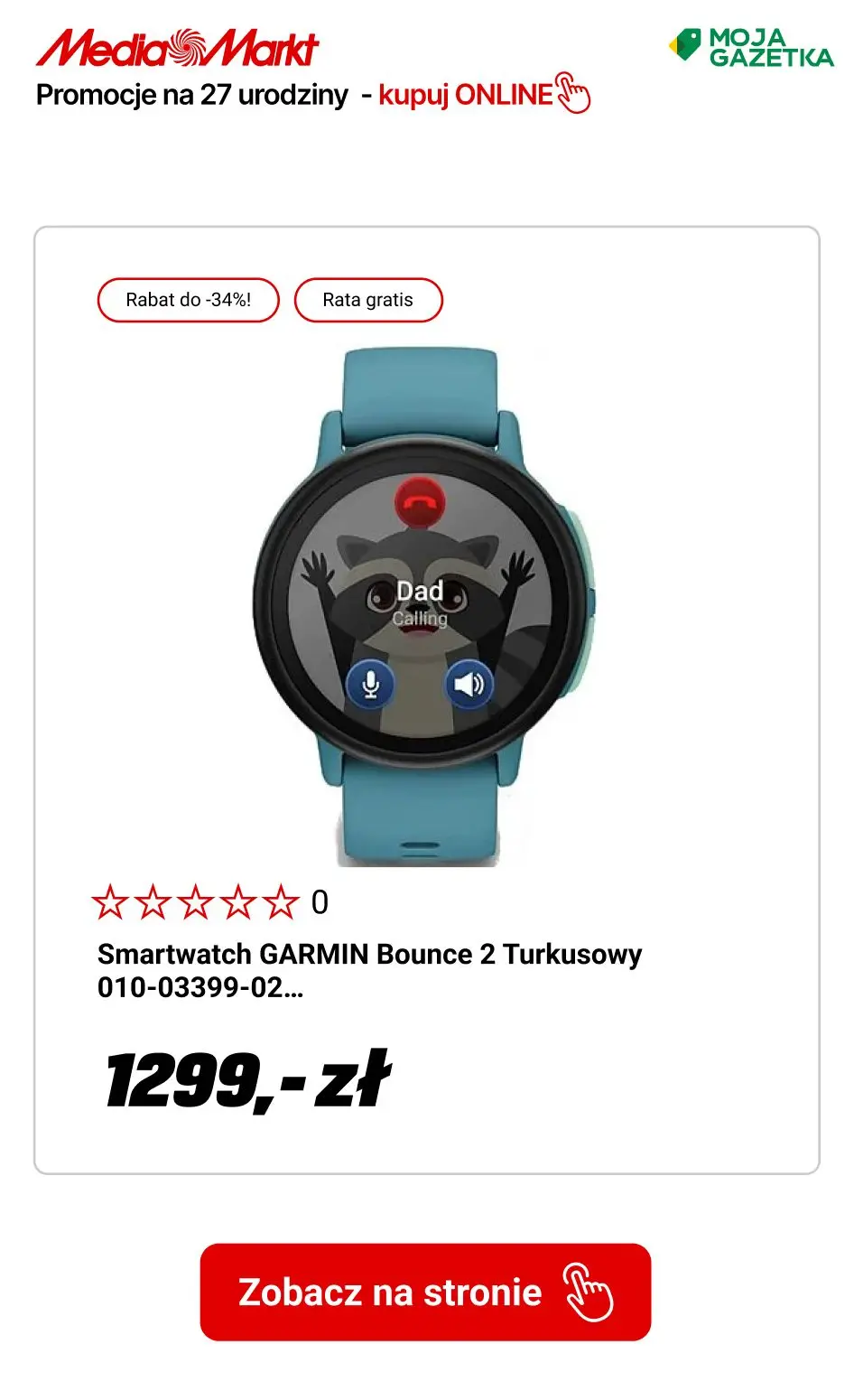 gazetka promocyjna Media Markt 27% zniżki lub 34% z okazji urodzin MediaMarkt! - Strona 6