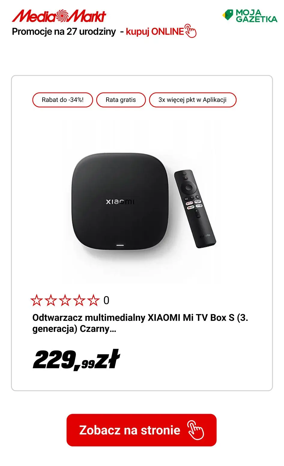 gazetka promocyjna Media Markt 27% zniżki lub 34% z okazji urodzin MediaMarkt! - Strona 8