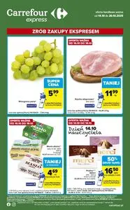 Gazetka promocyjna Carrefour Express, ważna od 2025-10-14 do 2025-10-20.