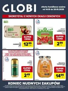 Gazetka promocyjna Globi, ważna od 2025-10-14 do 2025-10-20.