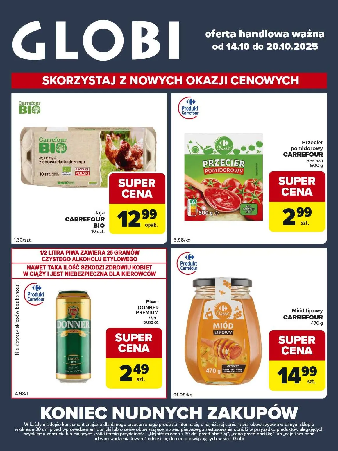 gazetka promocyjna Globi Skorzystaj z nowych okazji cenowych - Strona 1