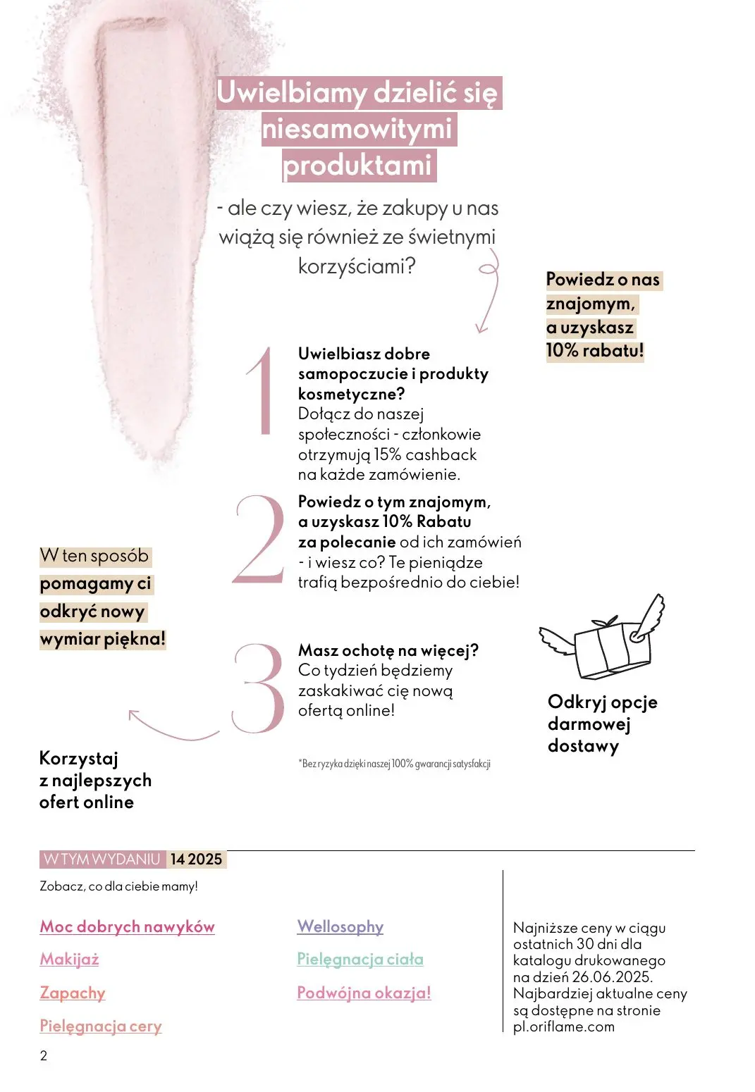 gazetka promocyjna ORIFLAME Eliksir promienności cery - Strona 2