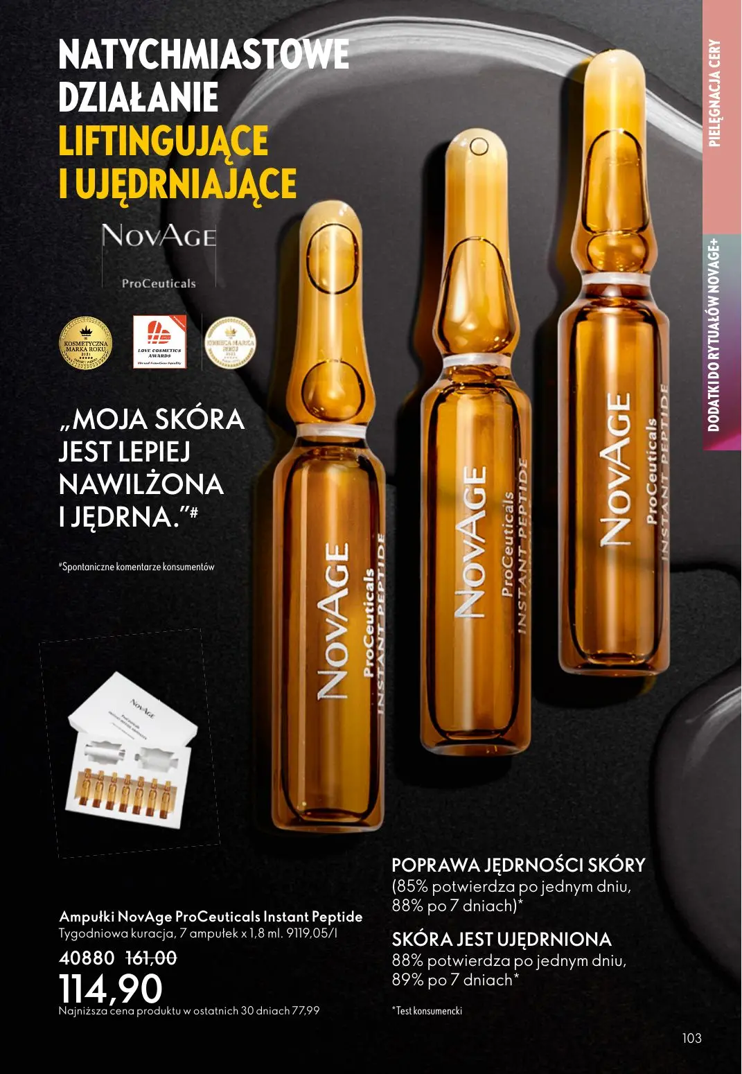 gazetka promocyjna ORIFLAME Eliksir promienności cery - Strona 103