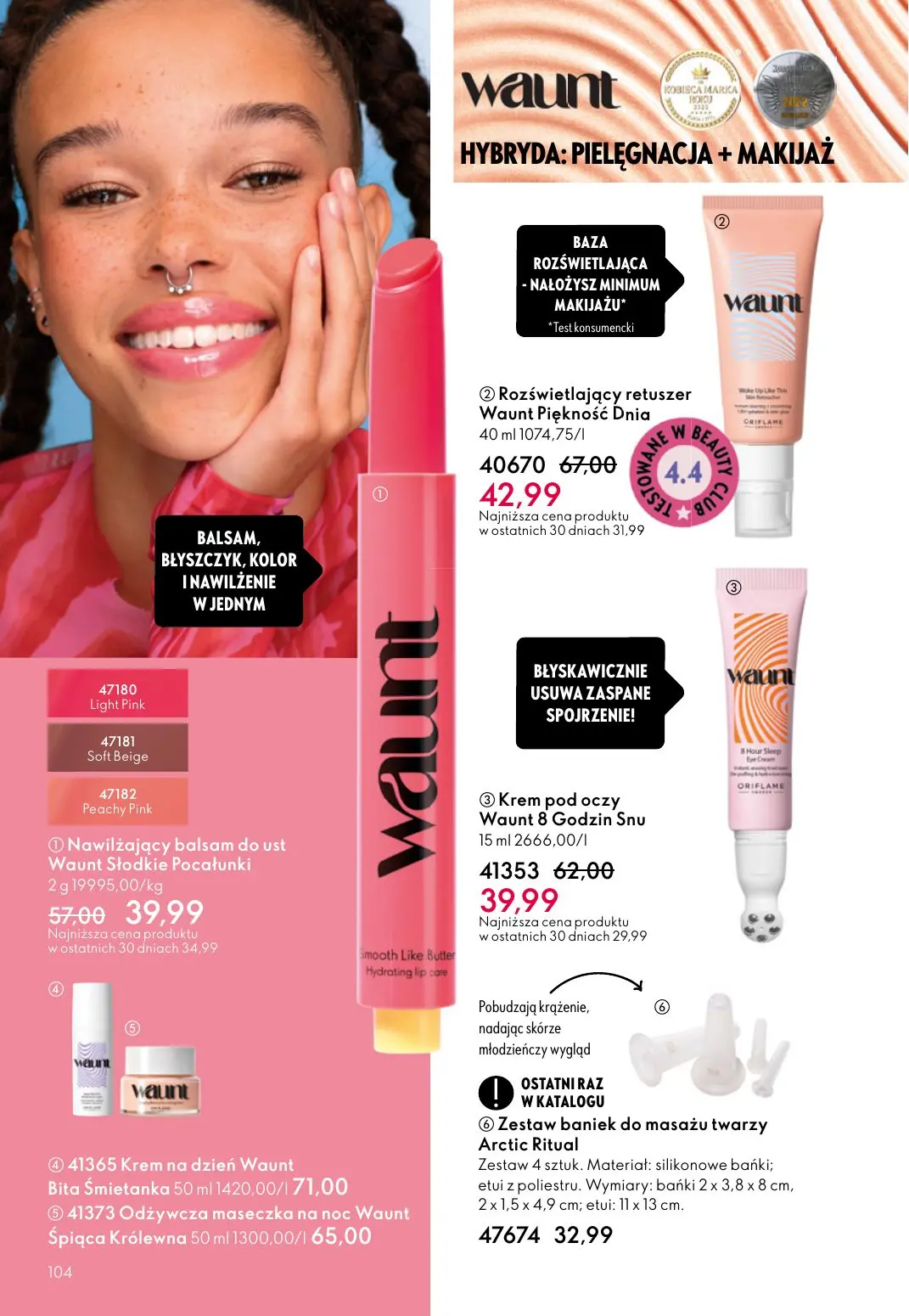 gazetka promocyjna ORIFLAME Eliksir promienności cery - Strona 104