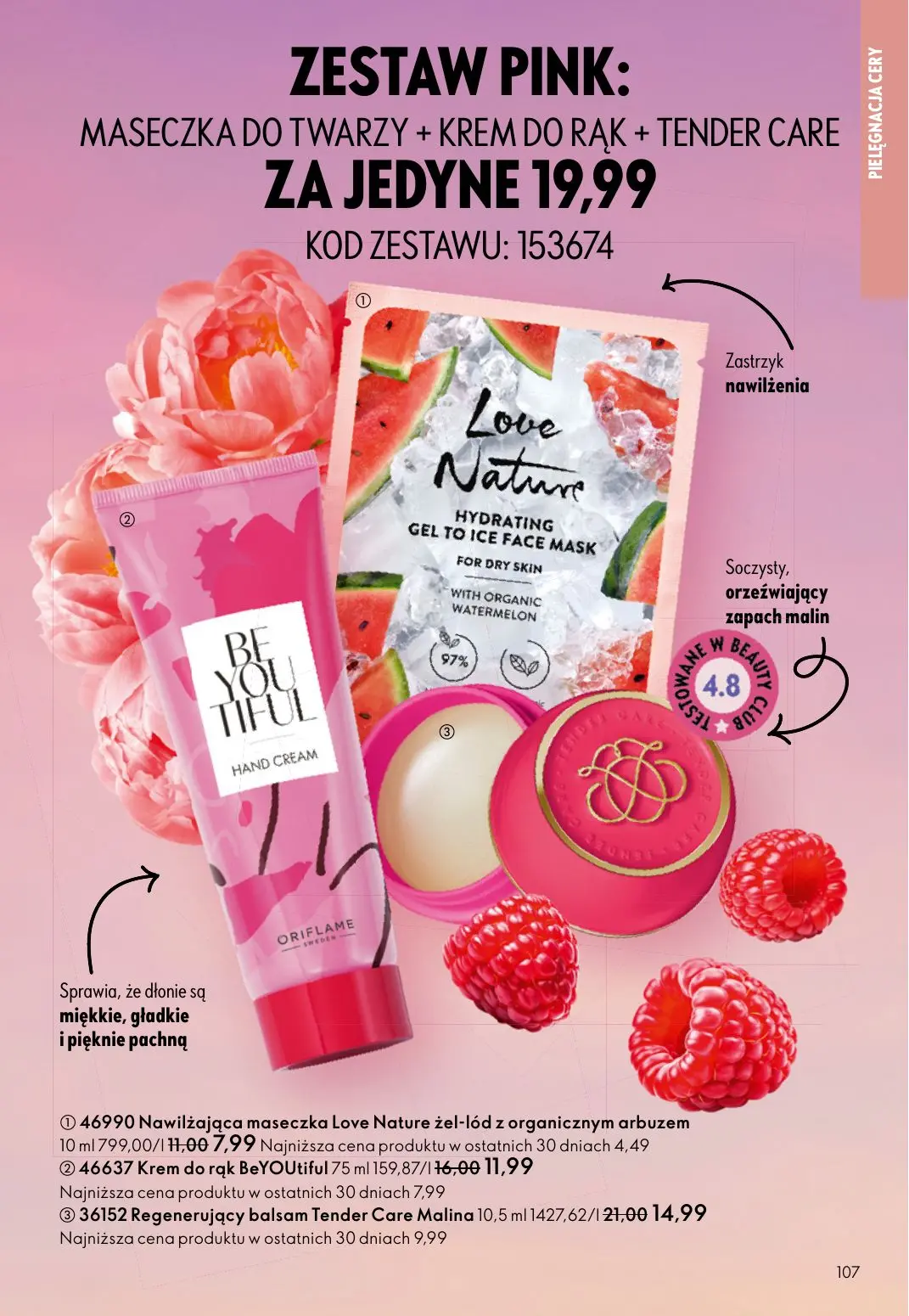 gazetka promocyjna ORIFLAME Eliksir promienności cery - Strona 107