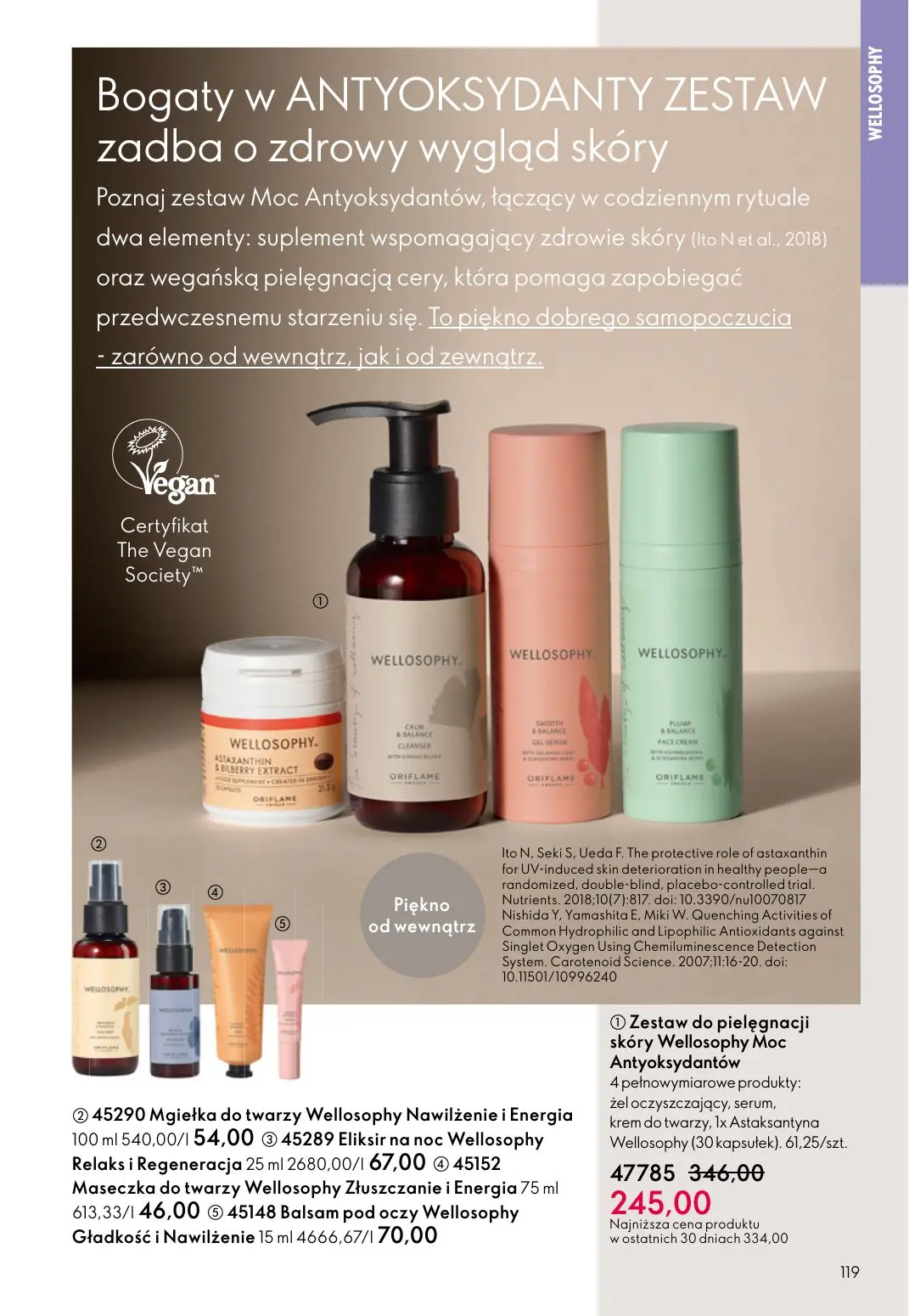 gazetka promocyjna ORIFLAME Eliksir promienności cery - Strona 119