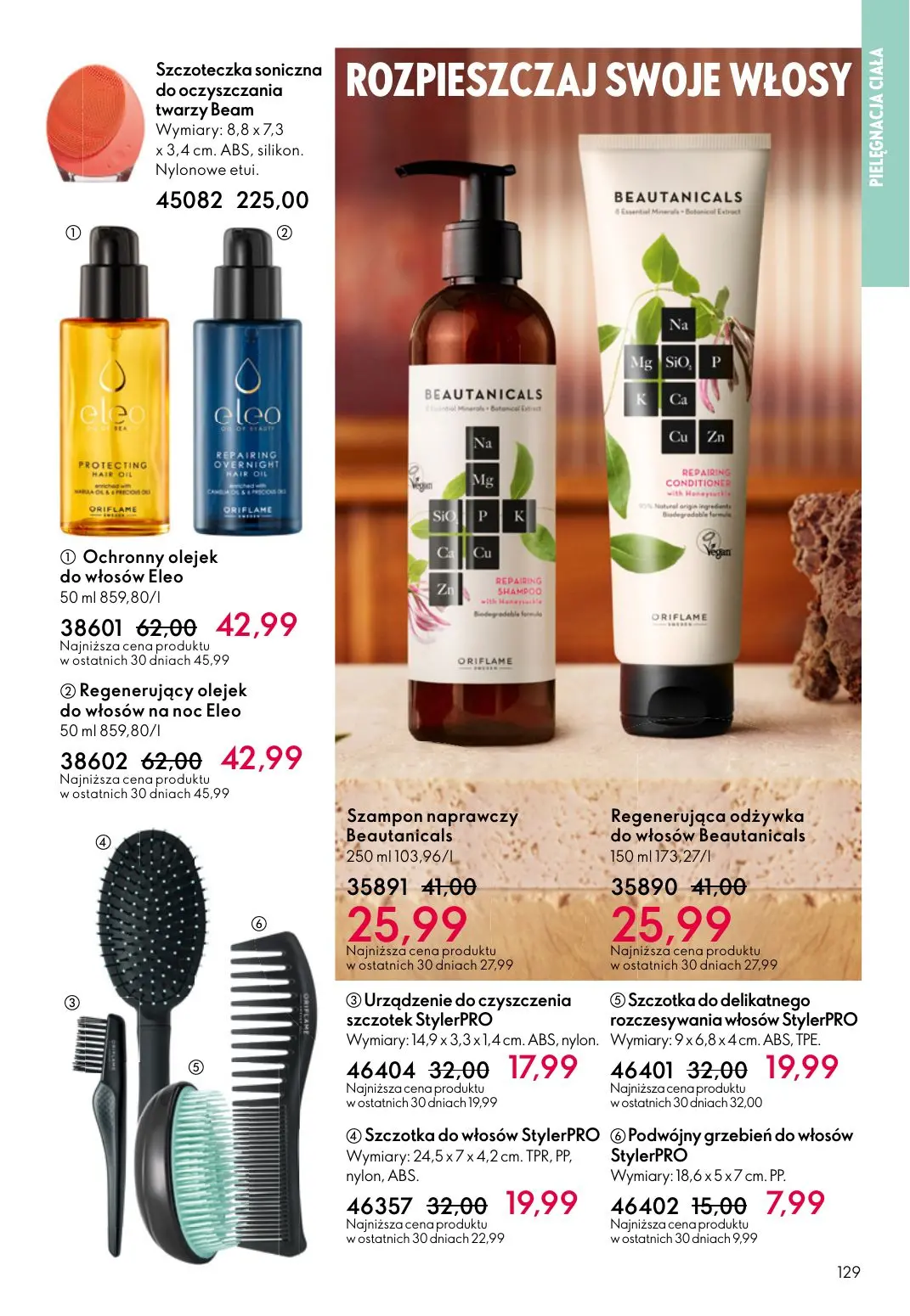 gazetka promocyjna ORIFLAME Eliksir promienności cery - Strona 129