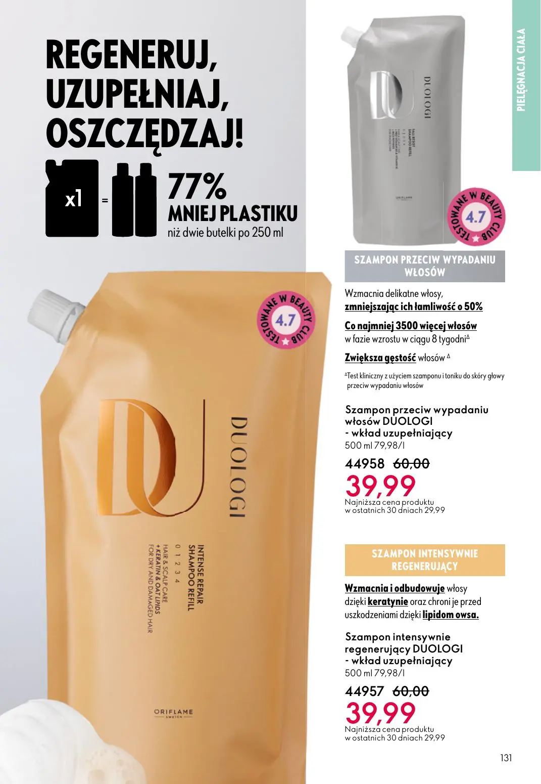 gazetka promocyjna ORIFLAME Eliksir promienności cery - Strona 131
