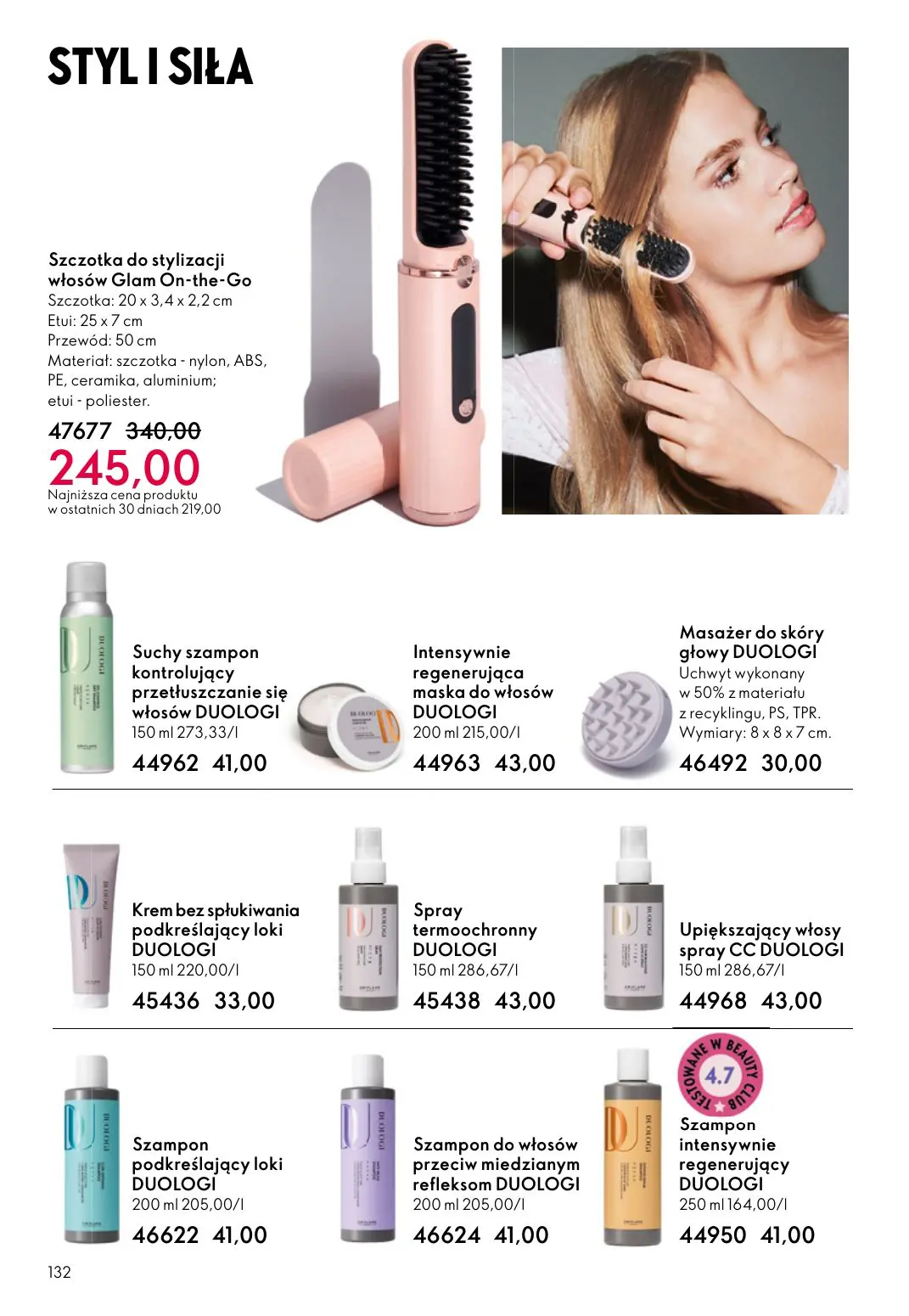 gazetka promocyjna ORIFLAME Eliksir promienności cery - Strona 132