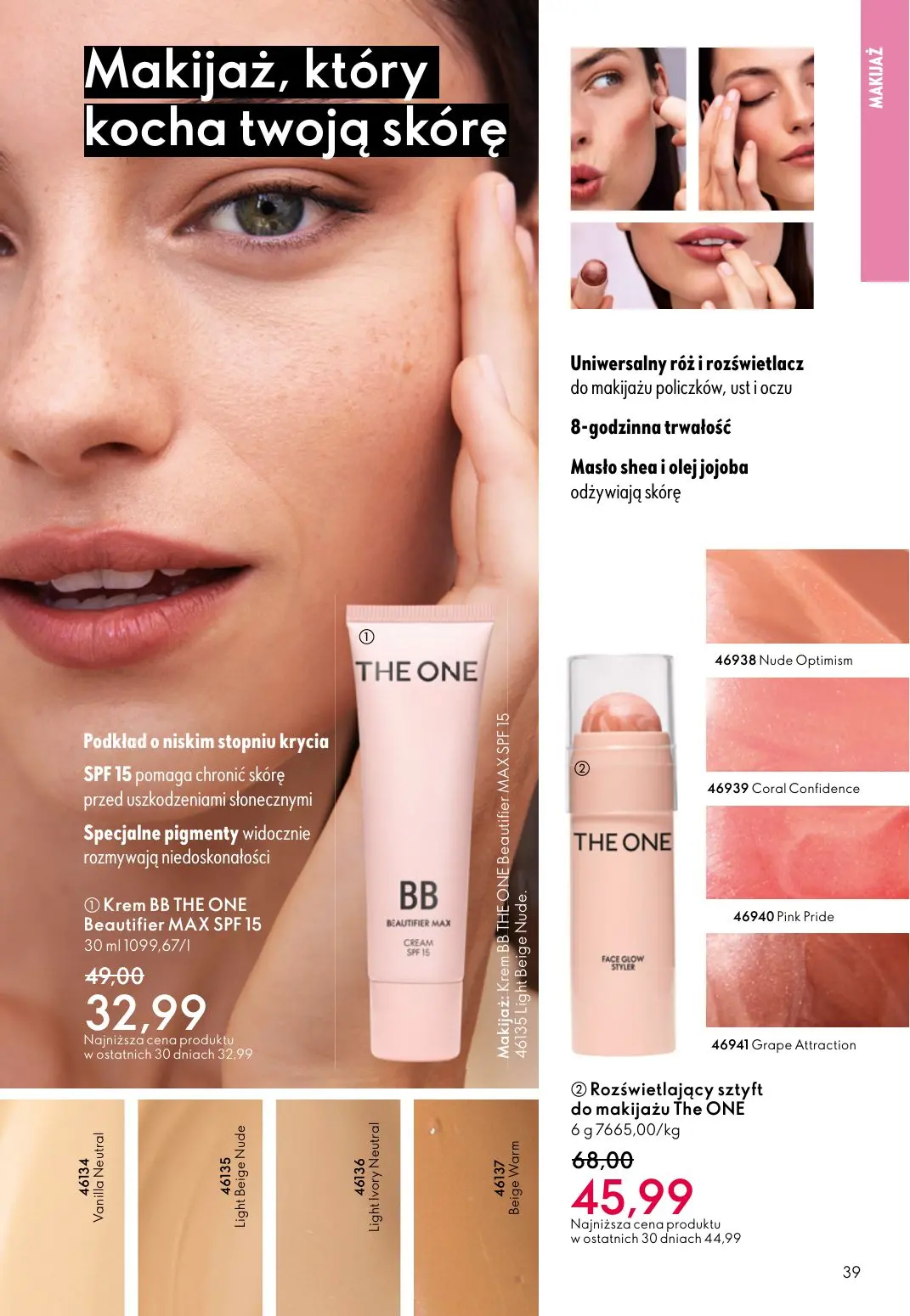 gazetka promocyjna ORIFLAME Eliksir promienności cery - Strona 39