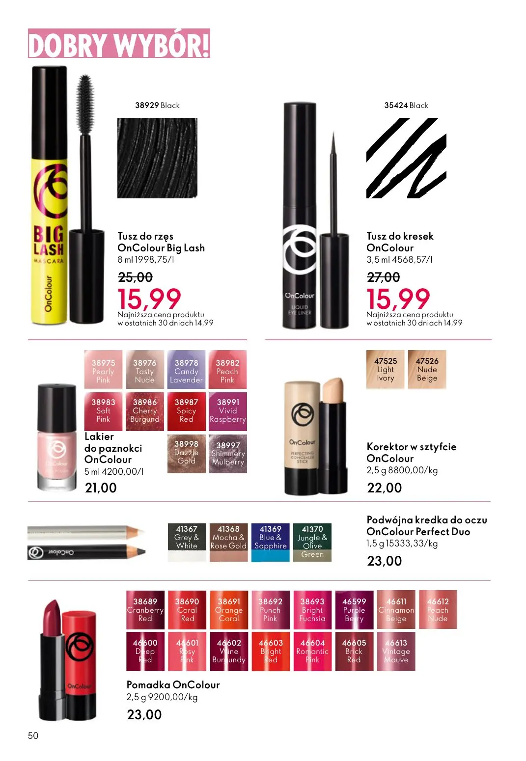 gazetka promocyjna ORIFLAME Eliksir promienności cery - Strona 50