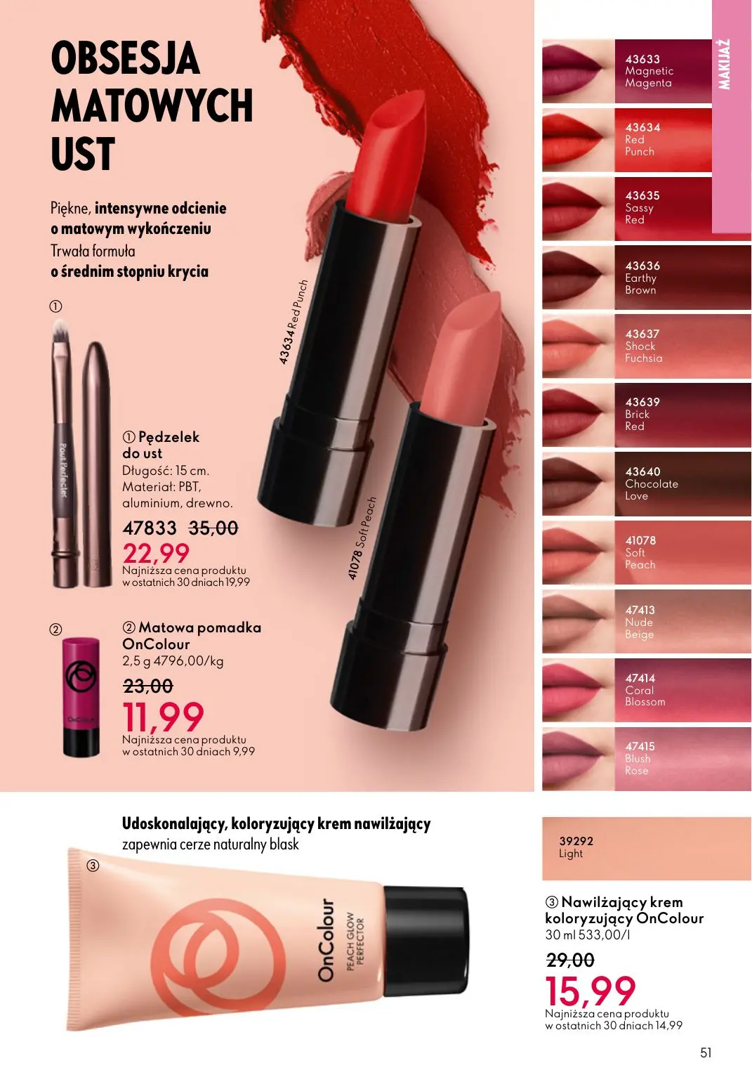 gazetka promocyjna ORIFLAME Eliksir promienności cery - Strona 51