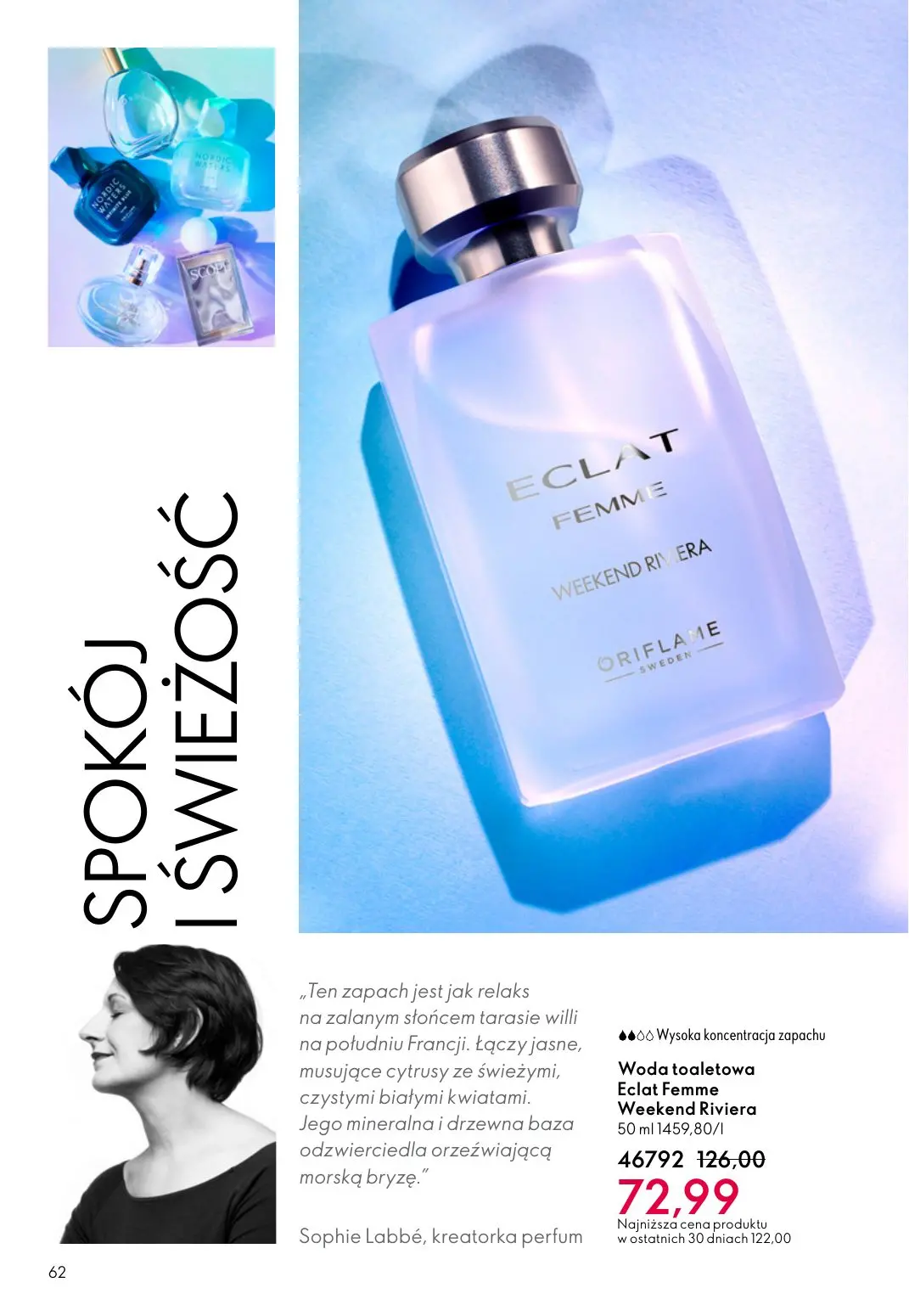 gazetka promocyjna ORIFLAME Eliksir promienności cery - Strona 62
