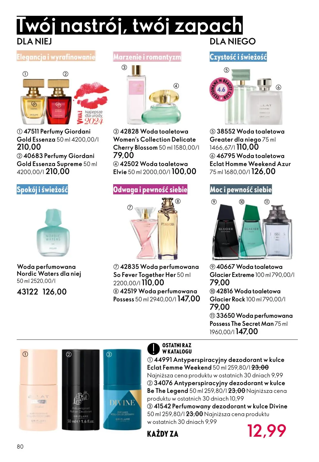 gazetka promocyjna ORIFLAME Eliksir promienności cery - Strona 80