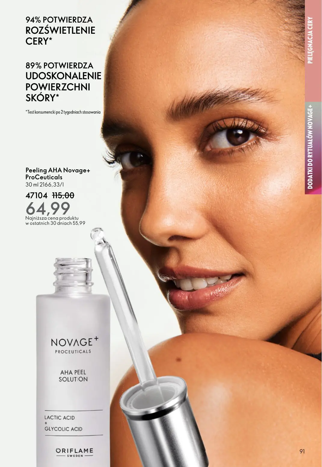 gazetka promocyjna ORIFLAME Eliksir promienności cery - Strona 91