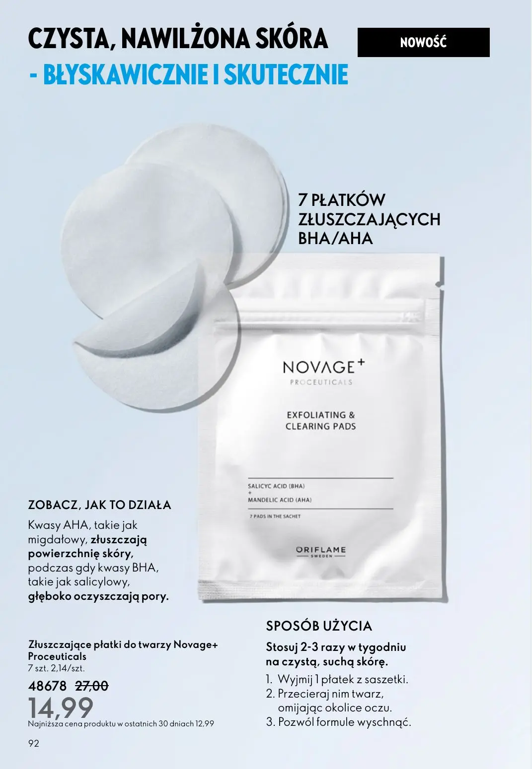 gazetka promocyjna ORIFLAME Eliksir promienności cery - Strona 92