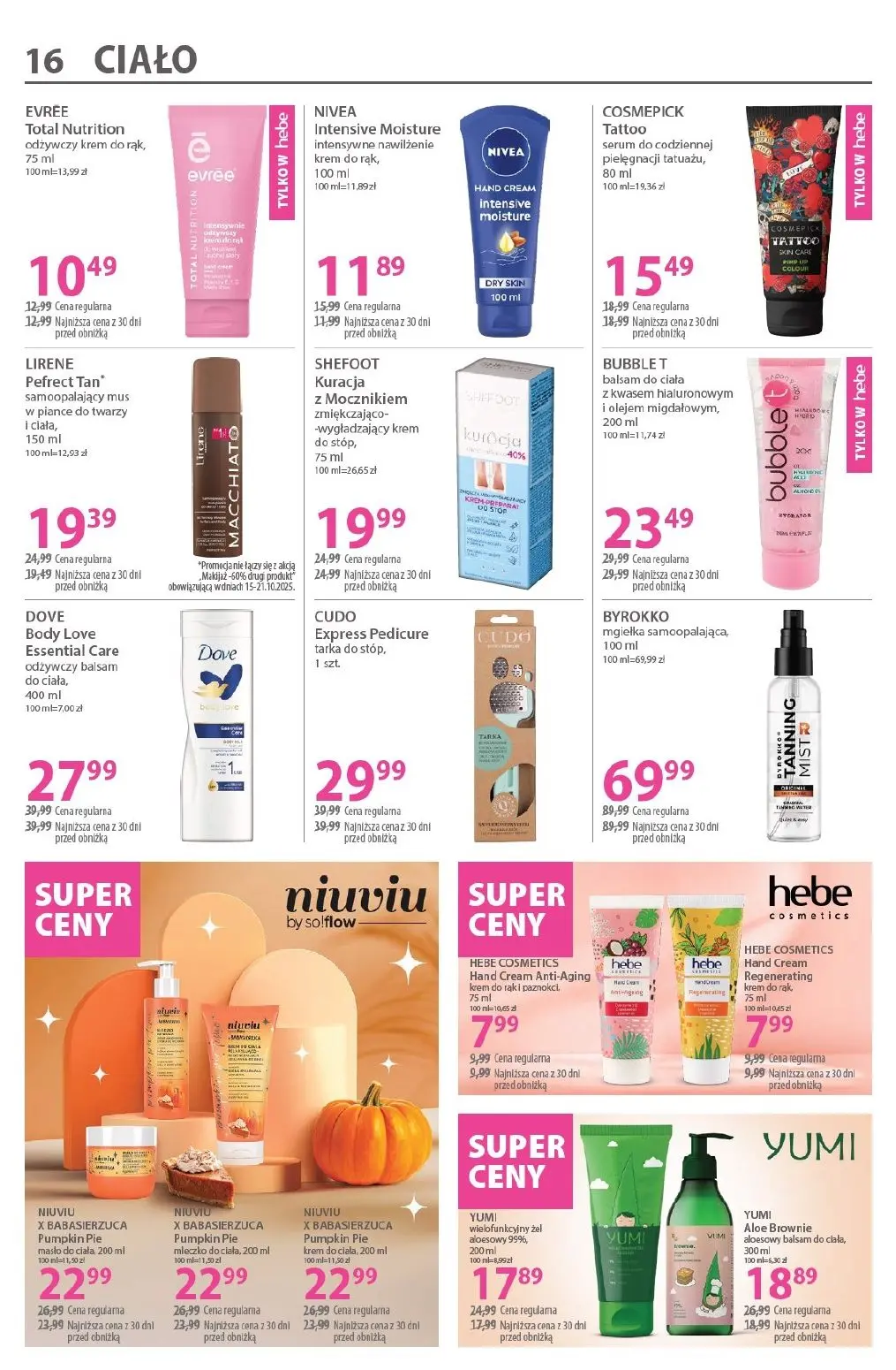 gazetka promocyjna hebe Zawsze w niskiej cenie - Strona 16