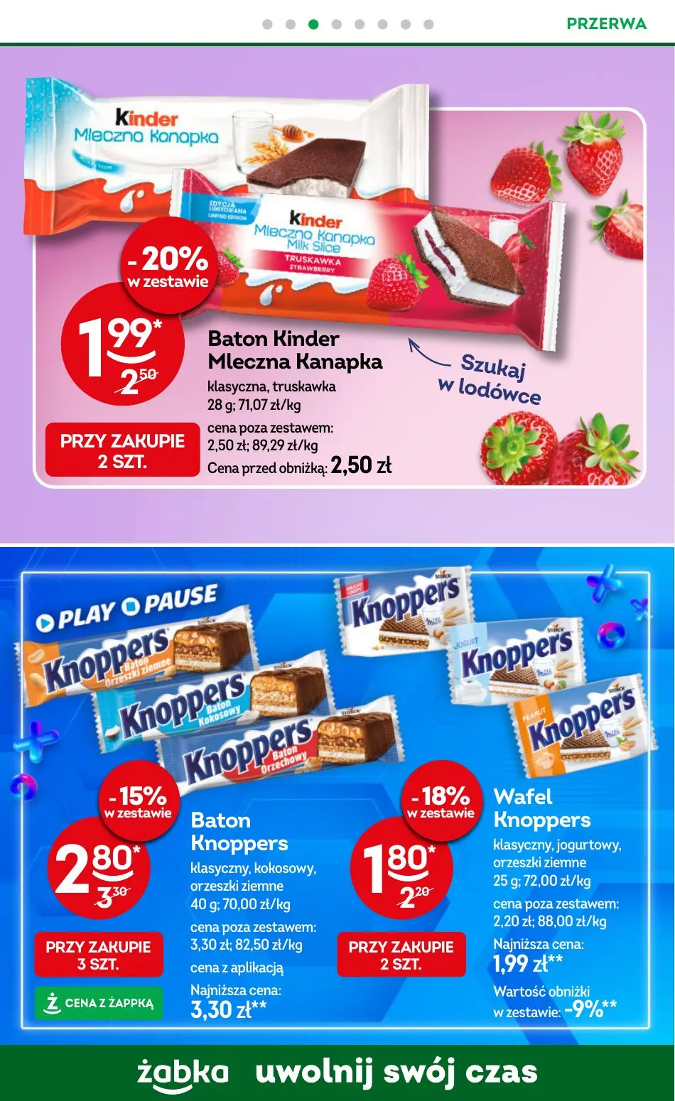 gazetka promocyjna Żabka Uwolnij swój czas! - Strona 58