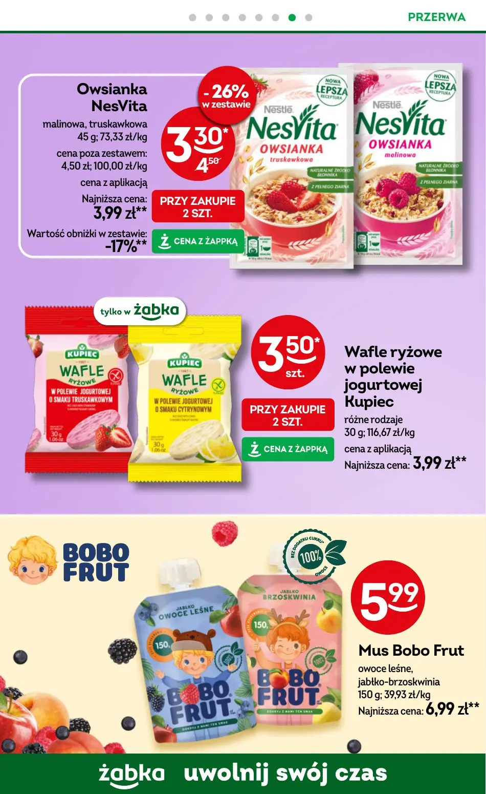 gazetka promocyjna Żabka Uwolnij swój czas! - Strona 62