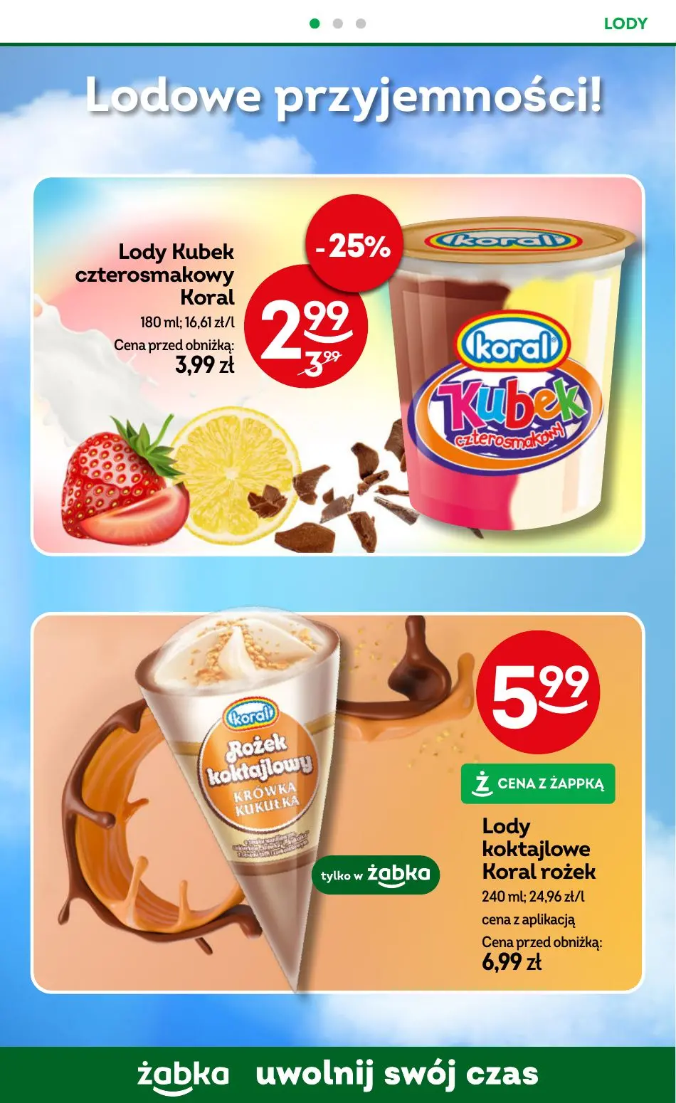 gazetka promocyjna Żabka Uwolnij swój czas! - Strona 70