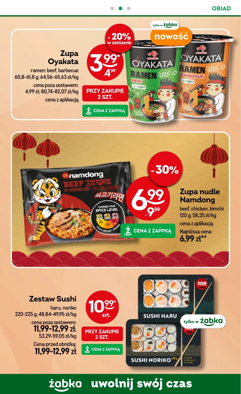 gazetka promocyjna Żabka Uwolnij swój czas! - Strona 75