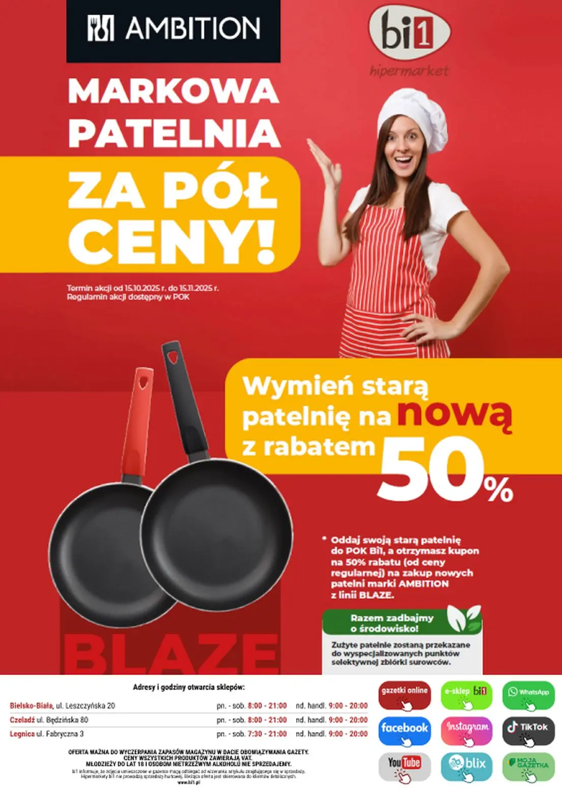 gazetka promocyjna bi1 Bielsko-Biała, Czeladź, Legnica - Strona 22