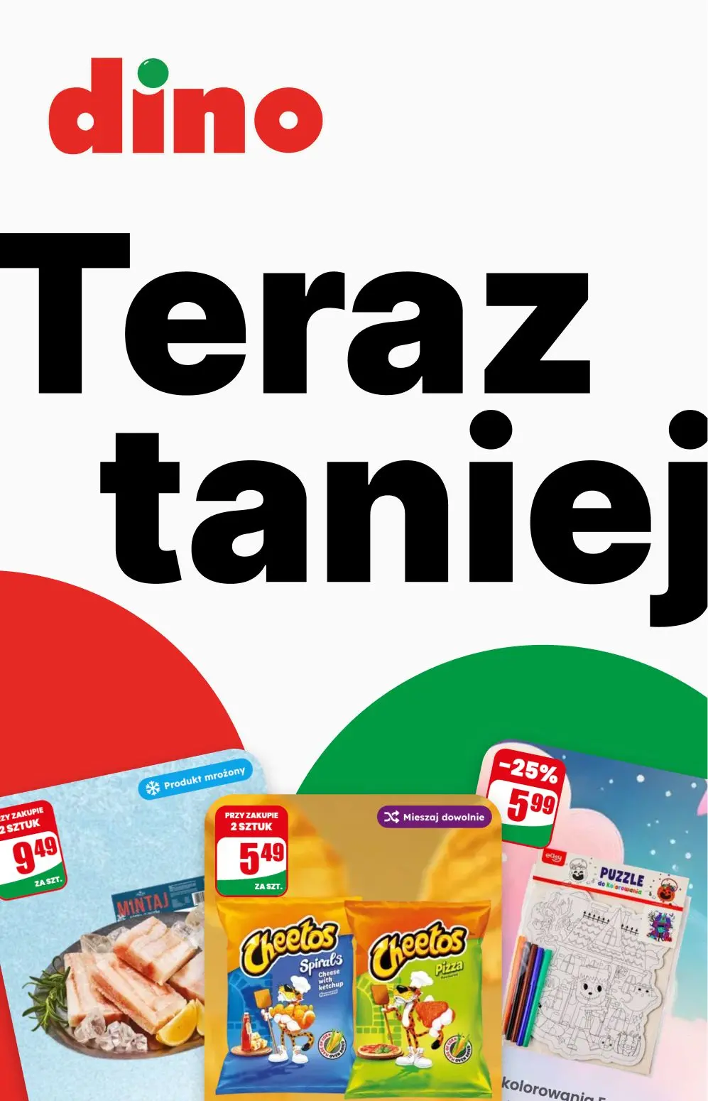 gazetka promocyjna dino Teraz taniej w dino - Strona 1