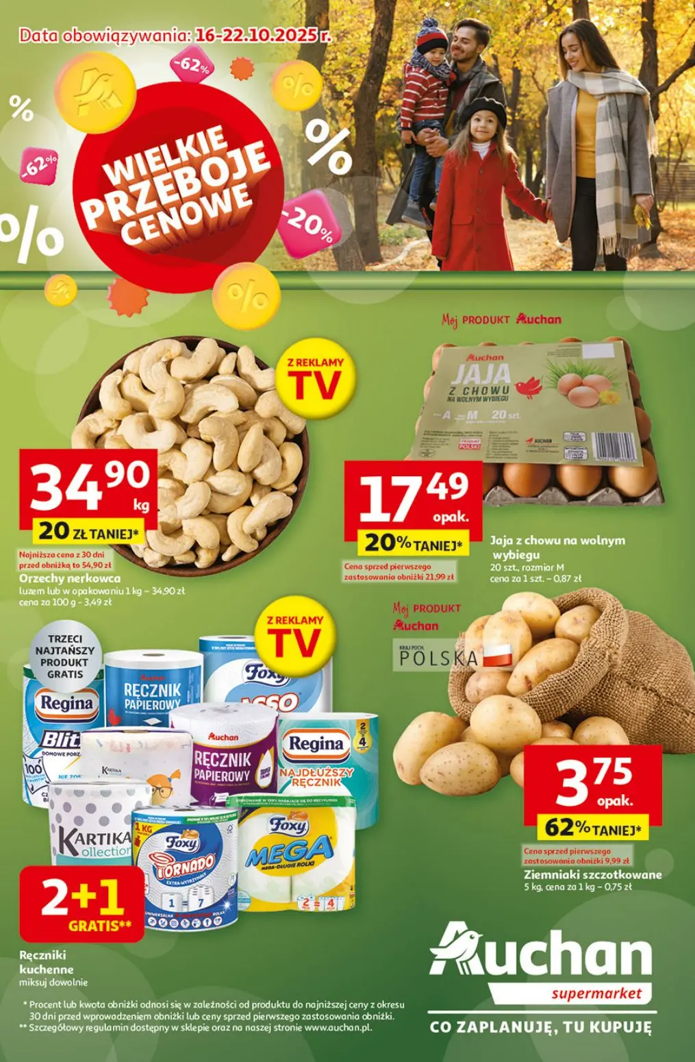 gazetka promocyjna Auchan Supermarket Wielkie przeboje cenowe - Strona 1