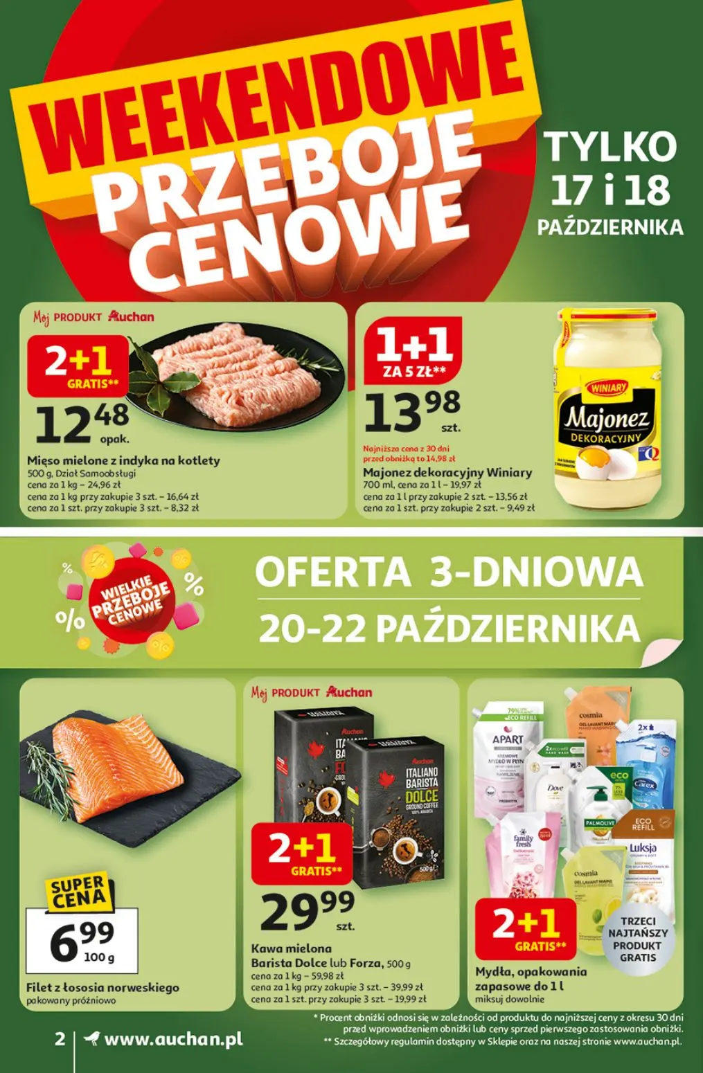 gazetka promocyjna Auchan Supermarket Wielkie przeboje cenowe - Strona 2