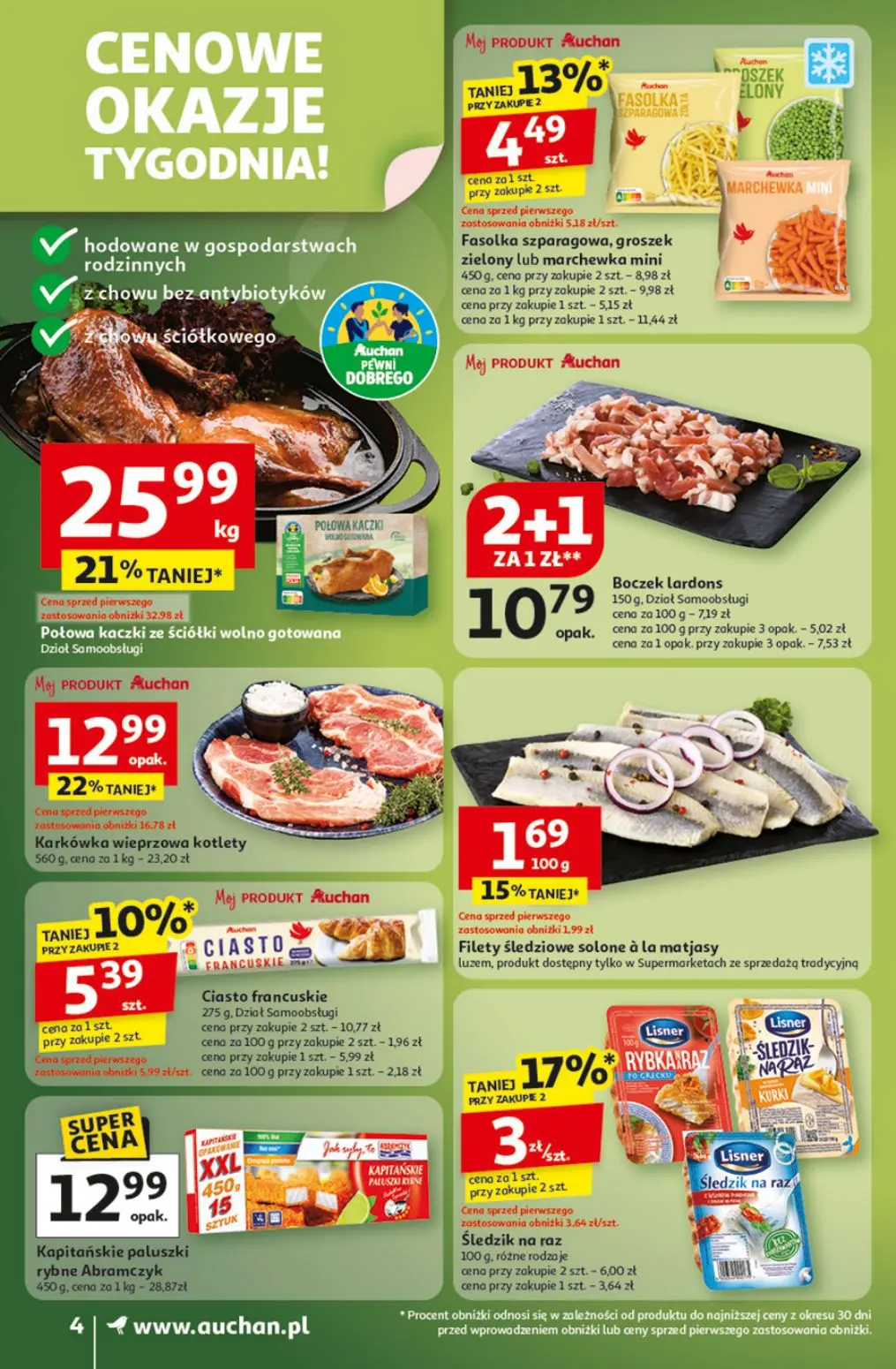 gazetka promocyjna Auchan Supermarket Wielkie przeboje cenowe - Strona 4