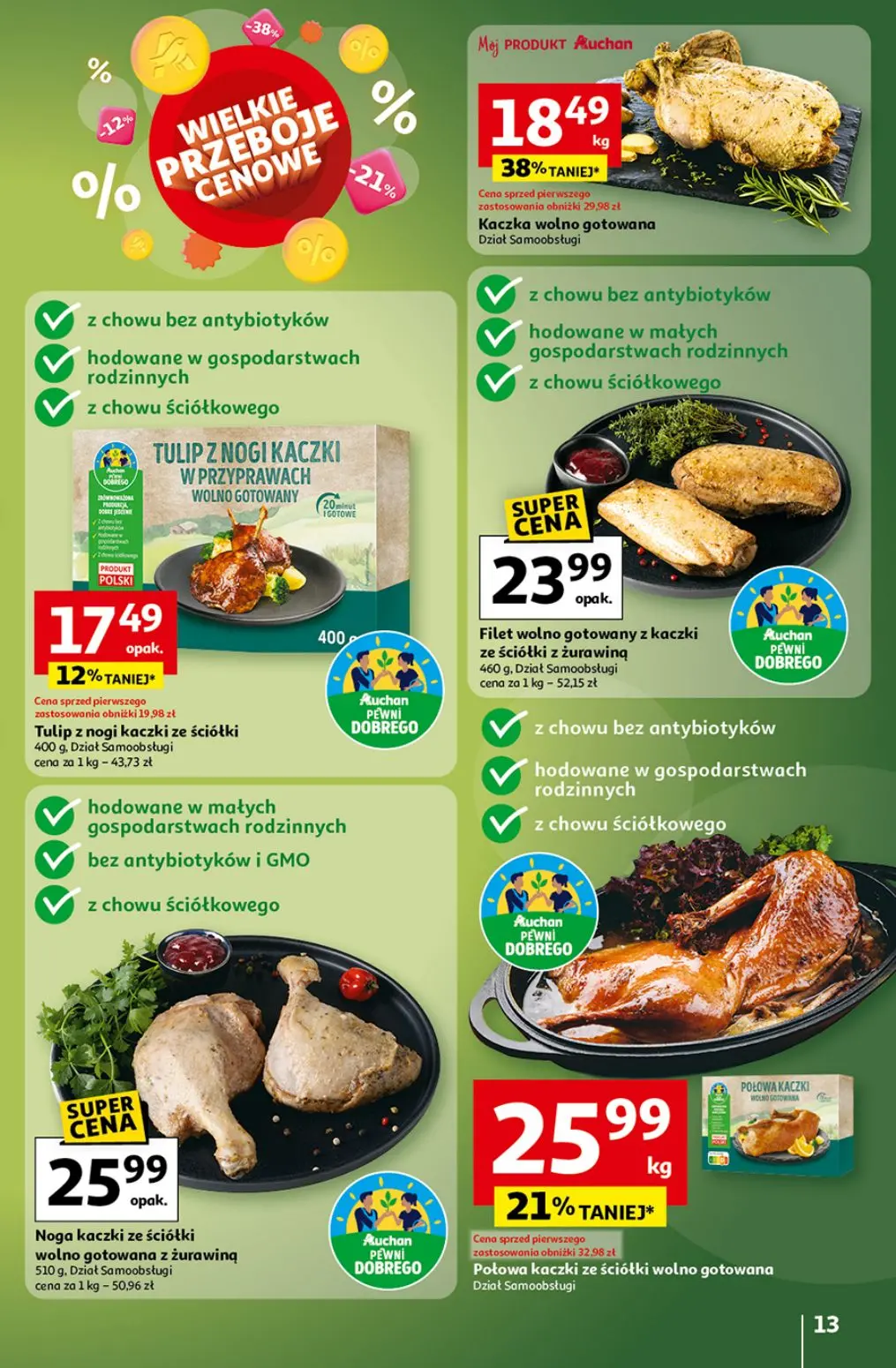 gazetka promocyjna Auchan Wielkie przeboje cenowe - Strona 13