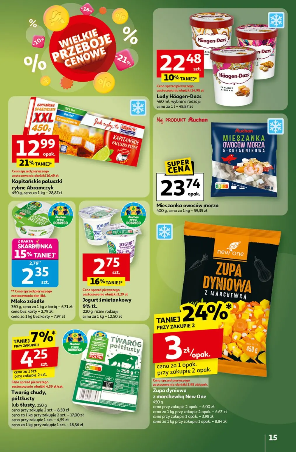 gazetka promocyjna Auchan Wielkie przeboje cenowe - Strona 15