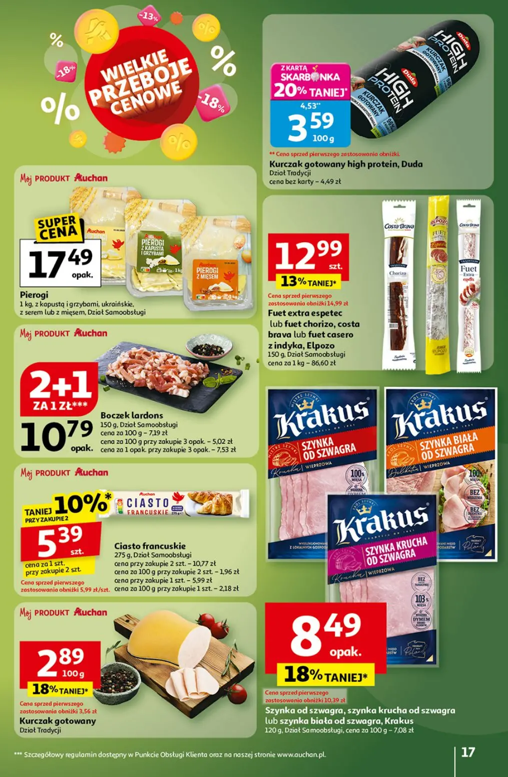 gazetka promocyjna Auchan Wielkie przeboje cenowe - Strona 17