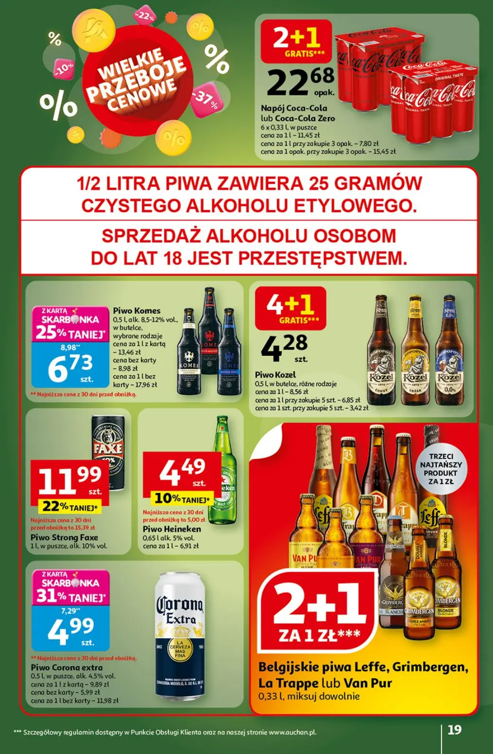 gazetka promocyjna Auchan Wielkie przeboje cenowe - Strona 19