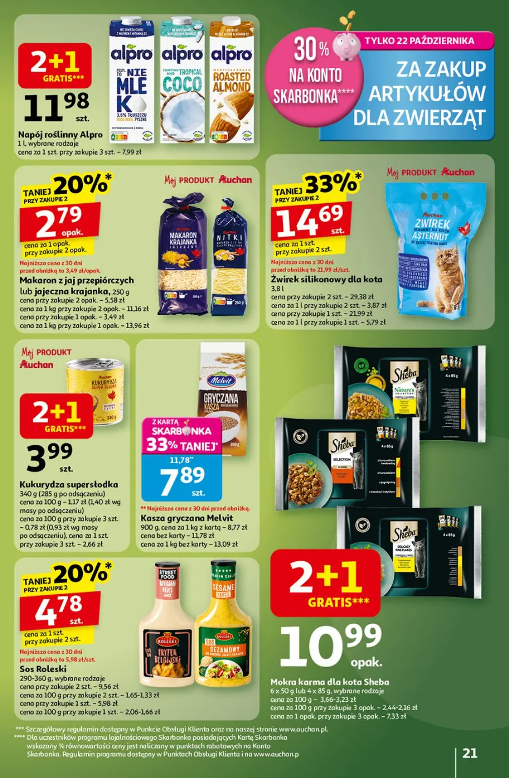 gazetka promocyjna Auchan Wielkie przeboje cenowe - Strona 21